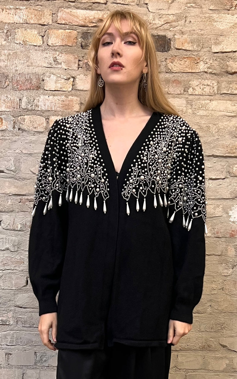 Vintage Mother of Pearl Cardigan