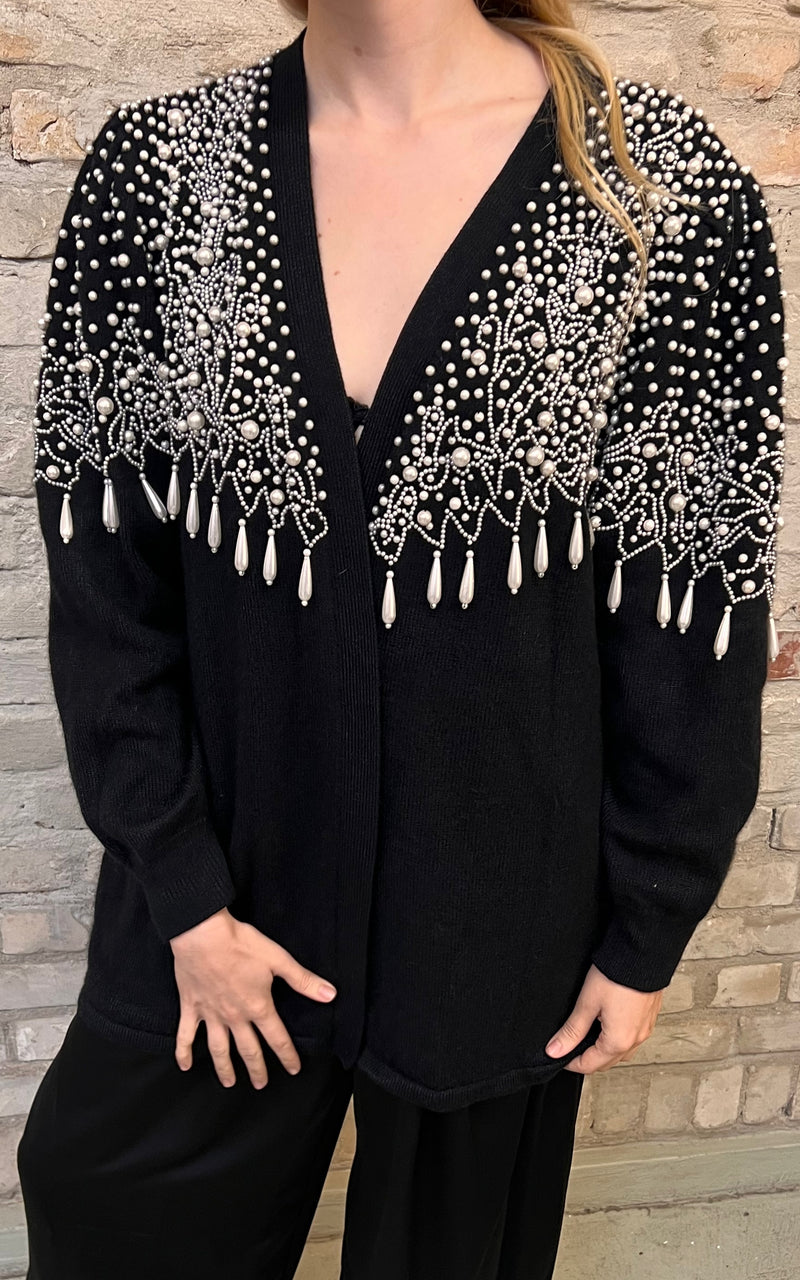 Vintage Mother of Pearl Cardigan