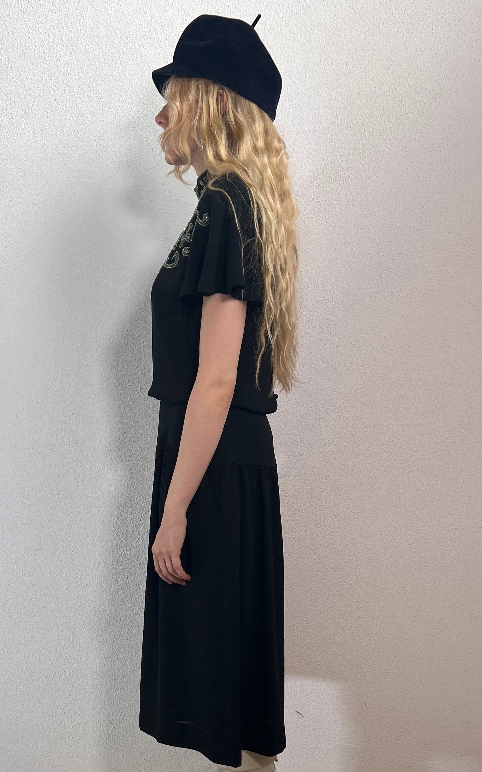 Vintage Yvette Paris Sequin Dress