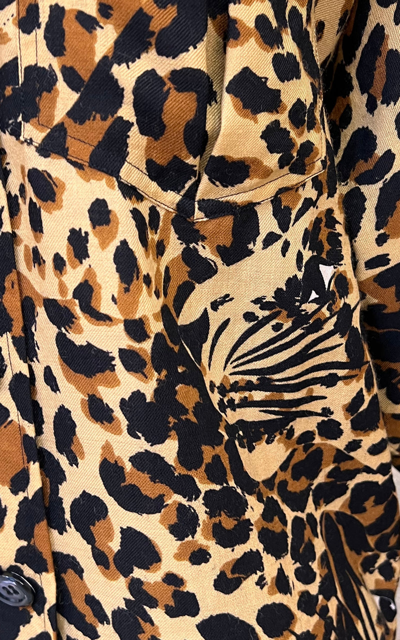 Iconic Yves Saint Laurent Safari Blouse from 1986