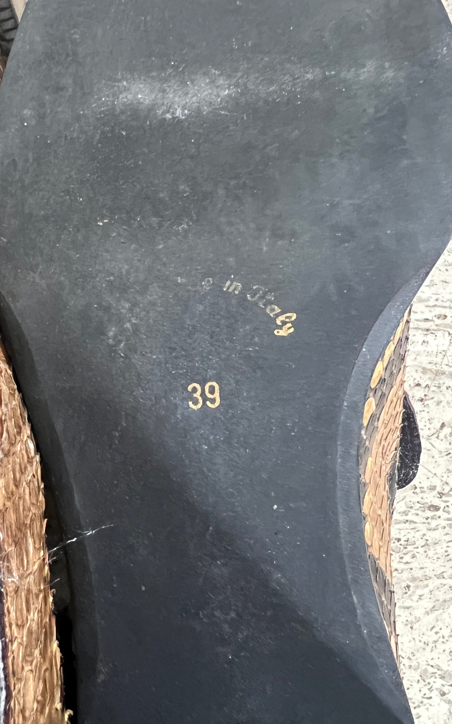 Vintage Python Skin Loafer 39