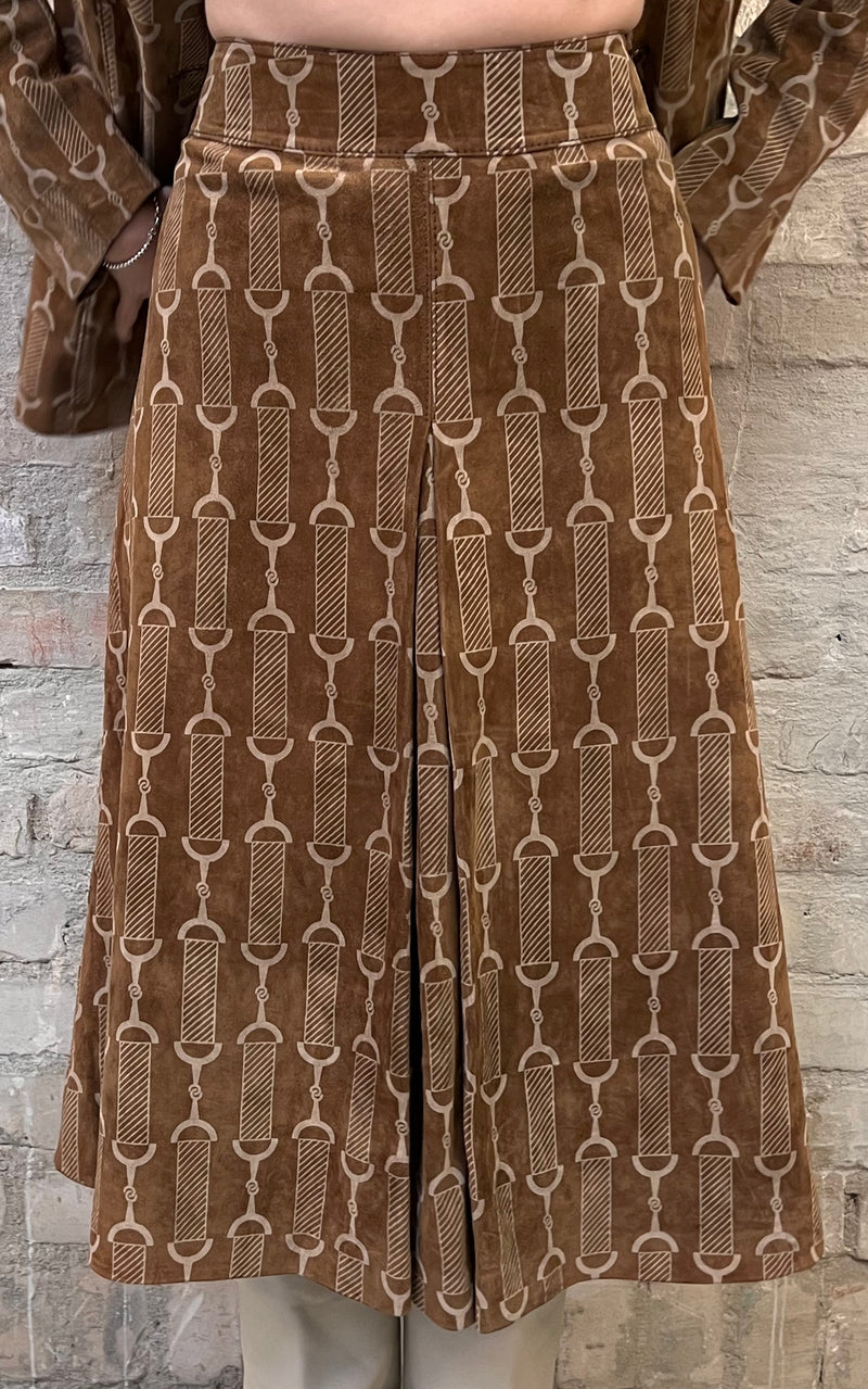 Vintage 70s Suede Horsebit Costume