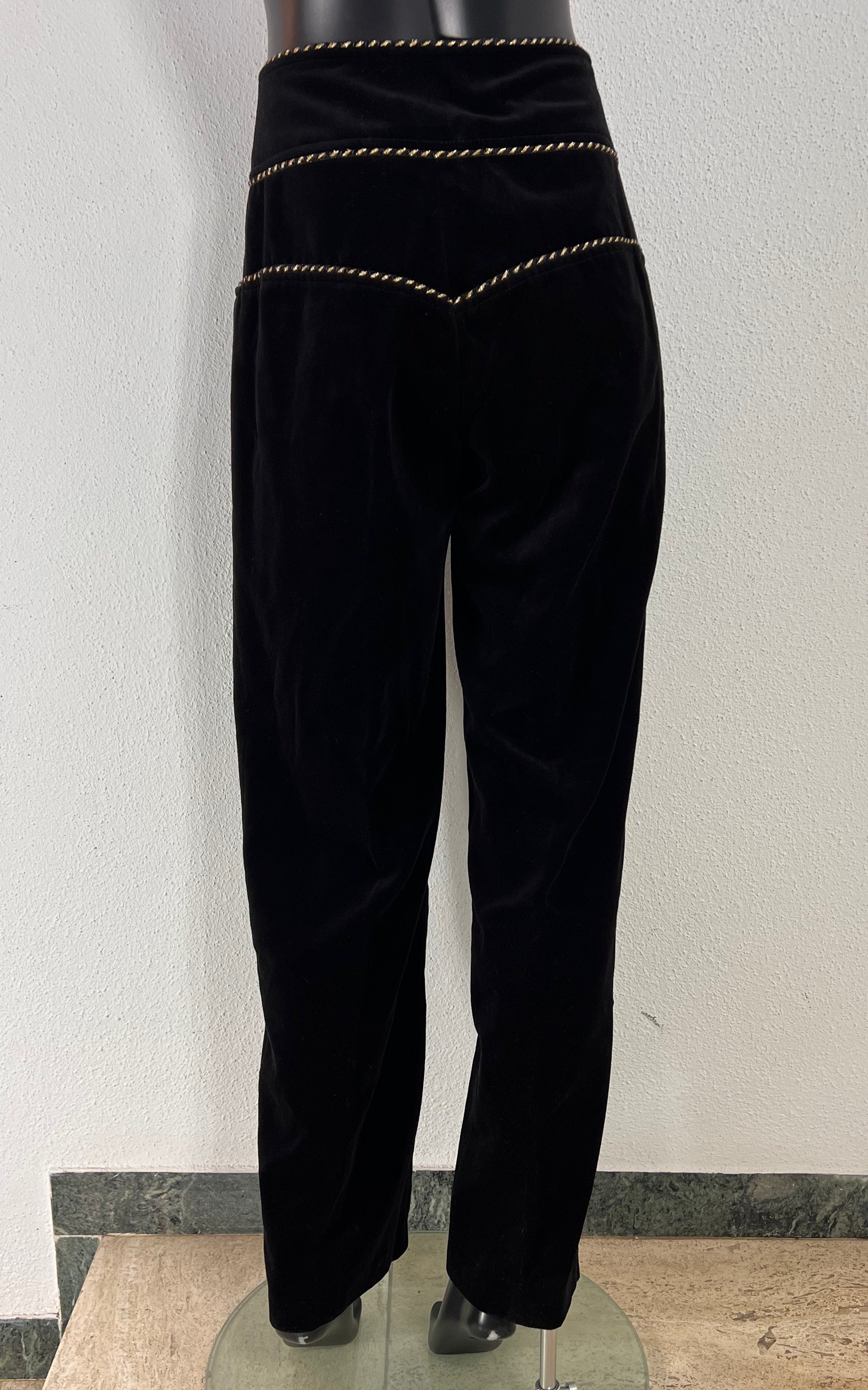 Vintage Yves Saint Laurent Co Wear Velvet Pants 42