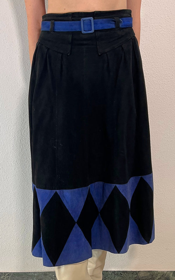 Vintage Suede Skirt