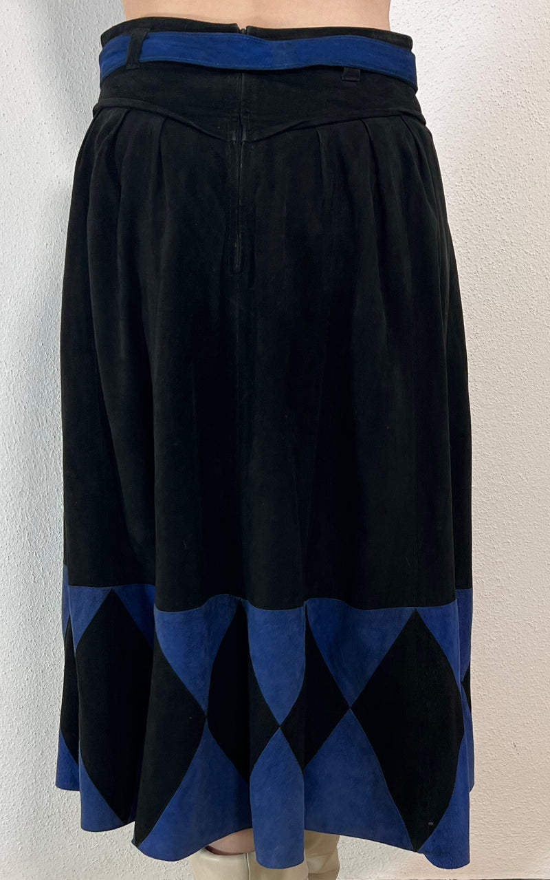 Vintage Suede Skirt