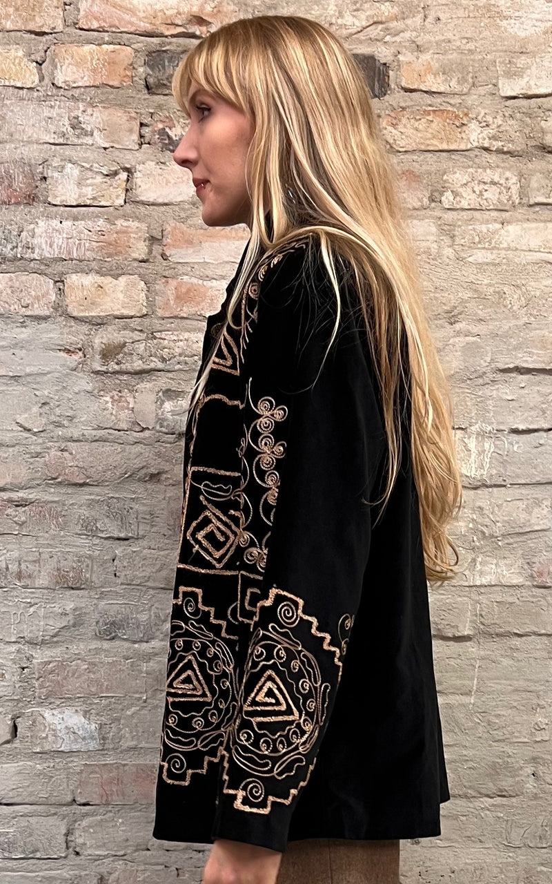Vintage 90s Velvet Jacket