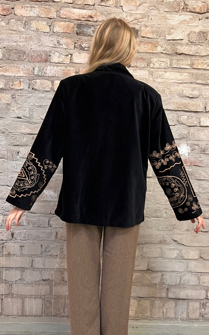 Vintage 90s Velvet Jacket