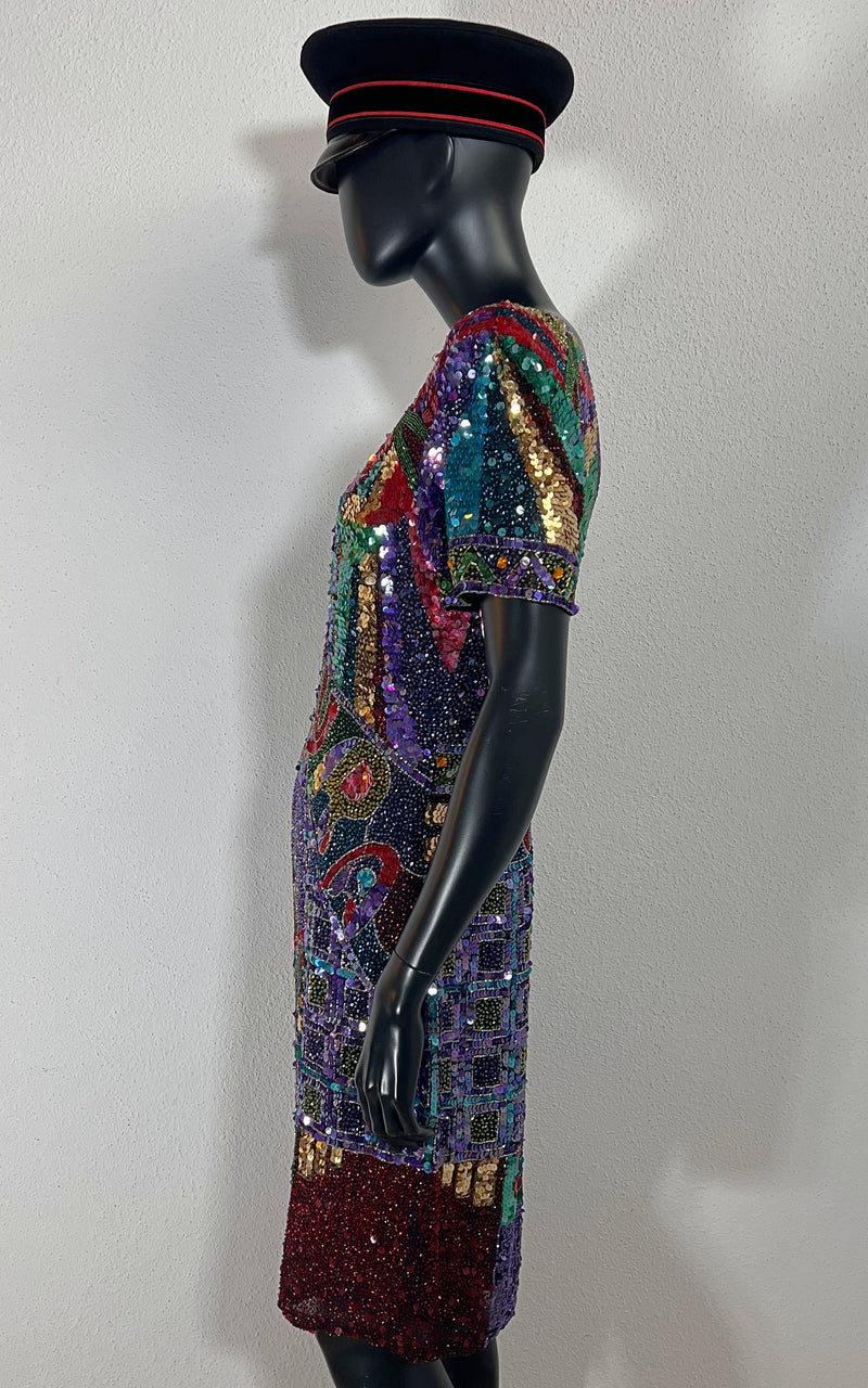 Vintage Puszta Sequin Dress