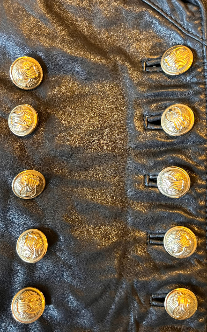 Vintage Big Shoulders Leatherjacket