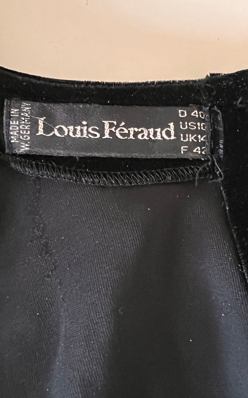 Amazing Louis Feraud Velvet Dress