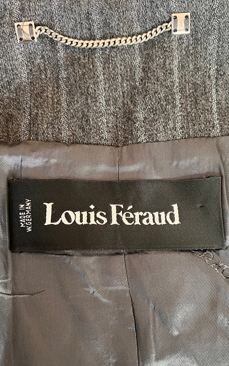 Vintage 90s Louis Feraud Pinstripe Costume