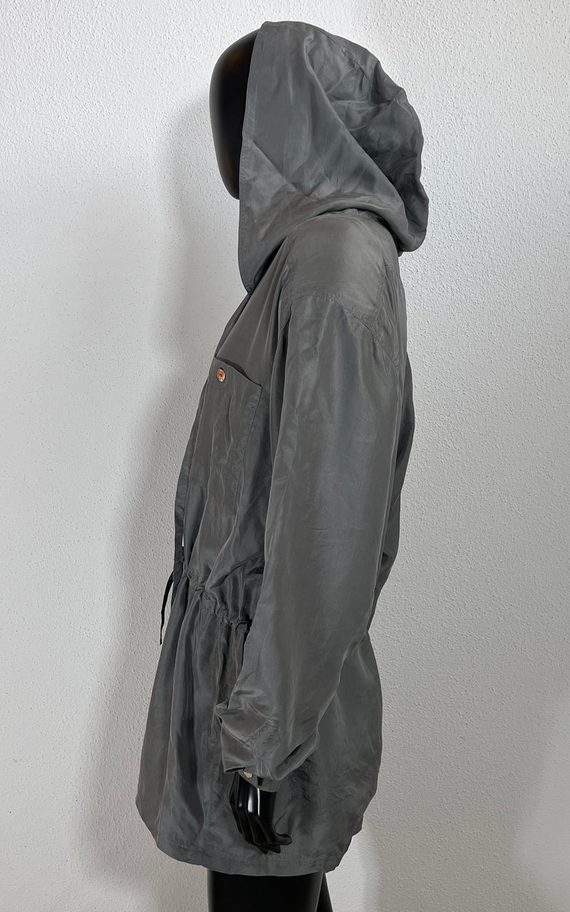 Vintage Hooded Silk Shirt