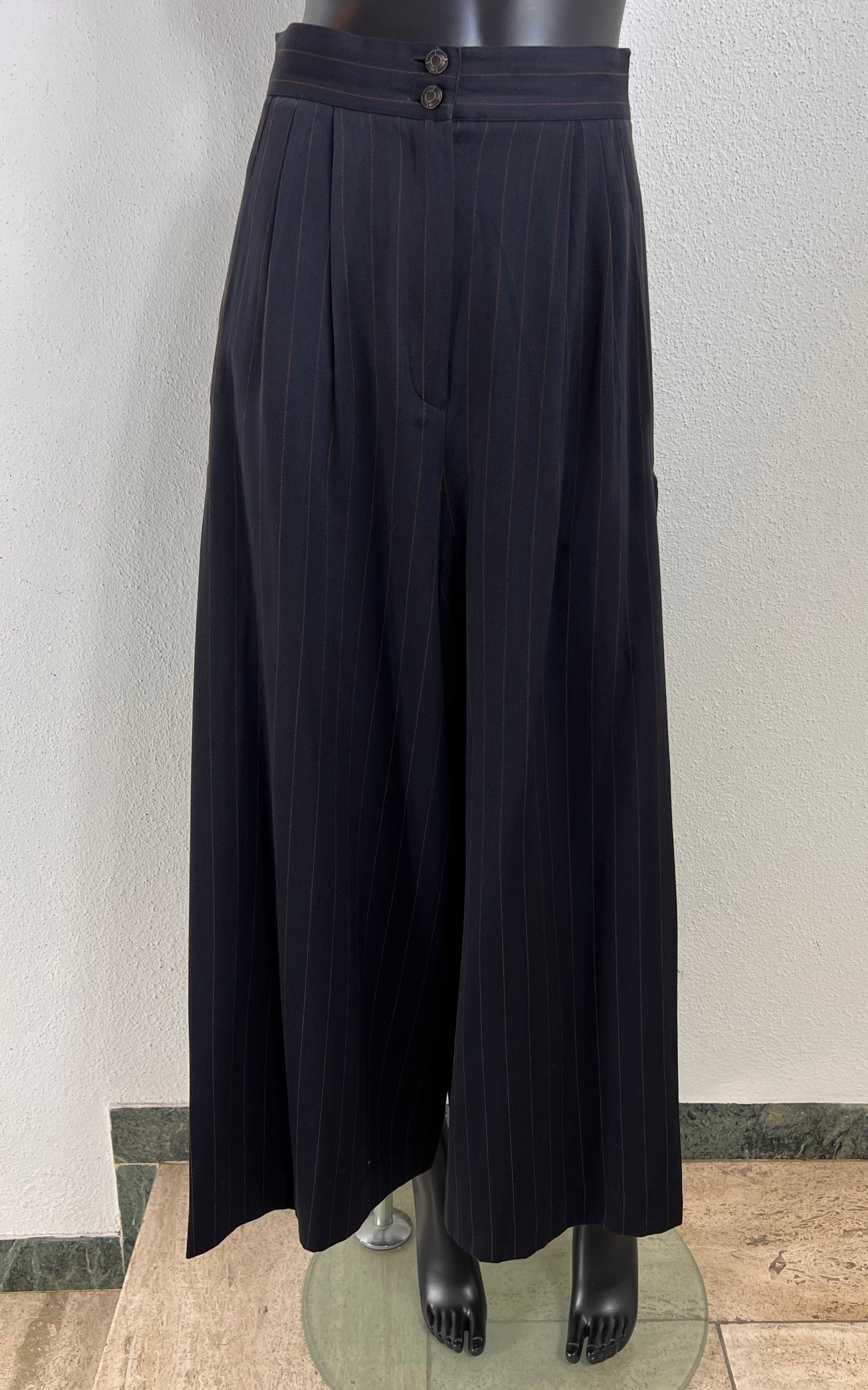 Vintage CRISCA Pinstripe Pleated Pants