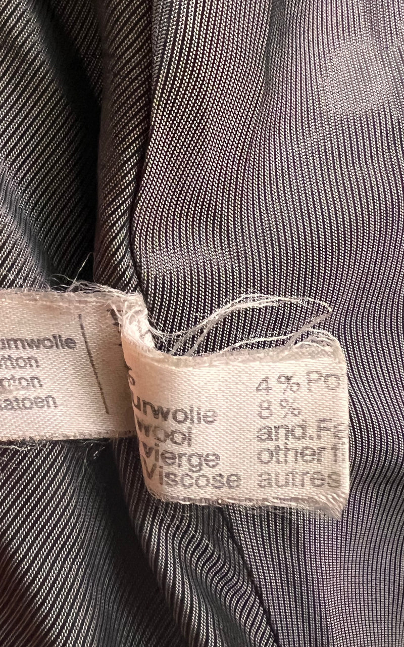 Vintage Salt & Pepper Wool Coat