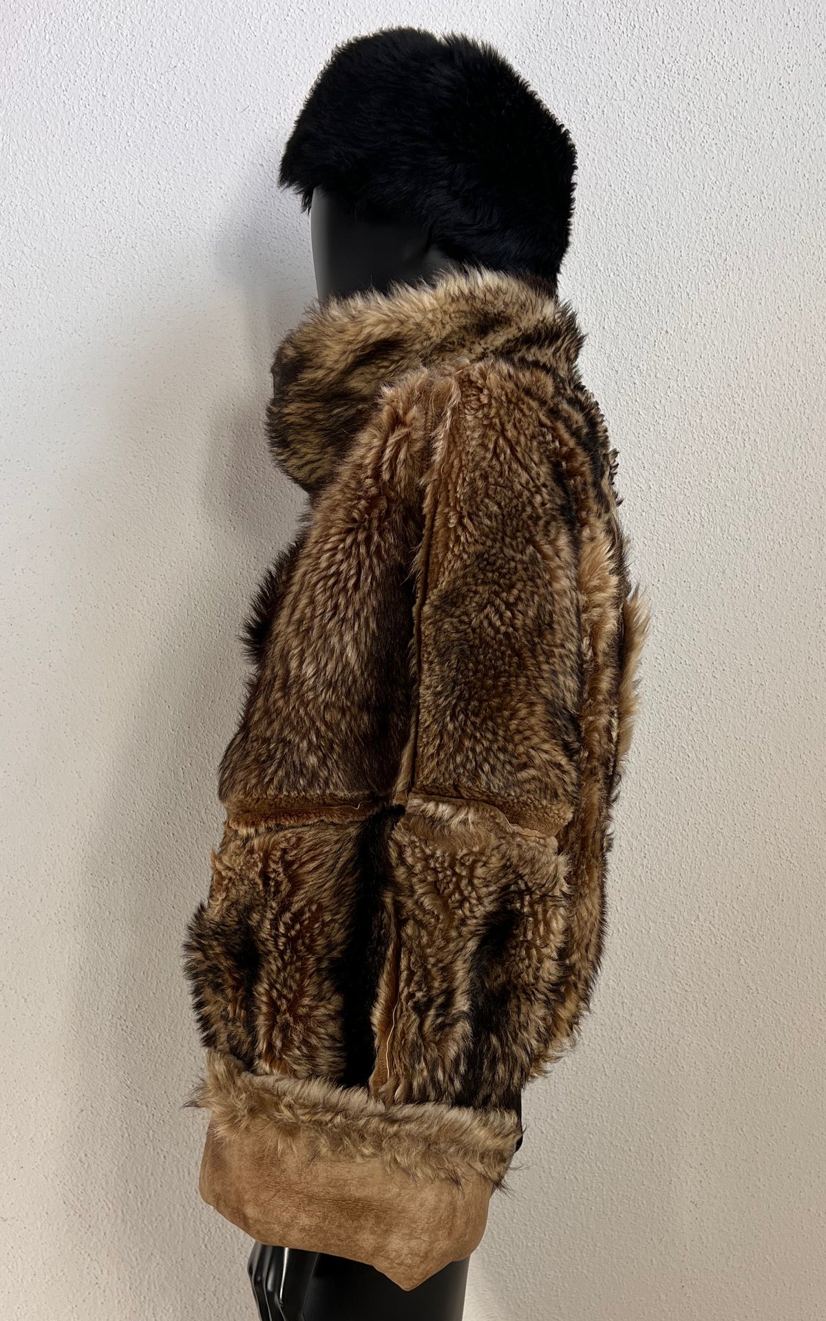Reworked Curly Lamb Shearling Jacket