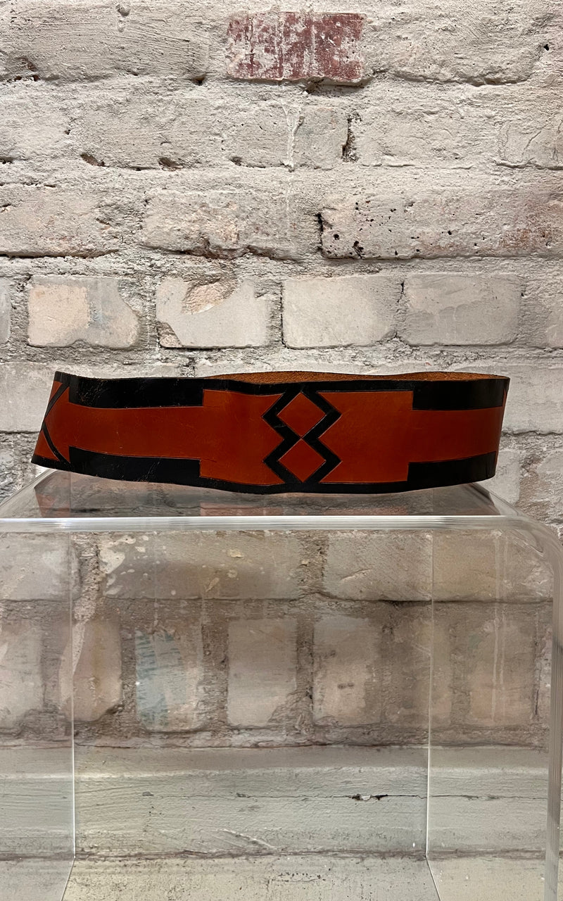 Vintage 70s Leather Belt