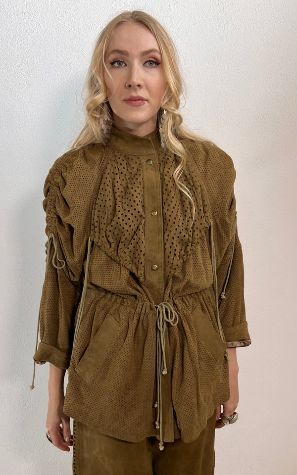 Vintage Brazilia Suede Set