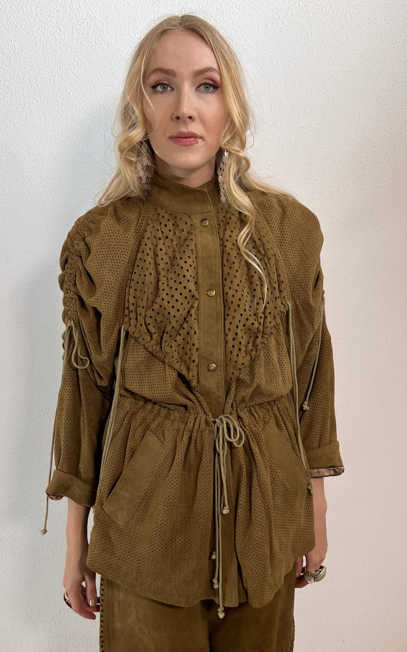 Vintage Brazilia Suede Set