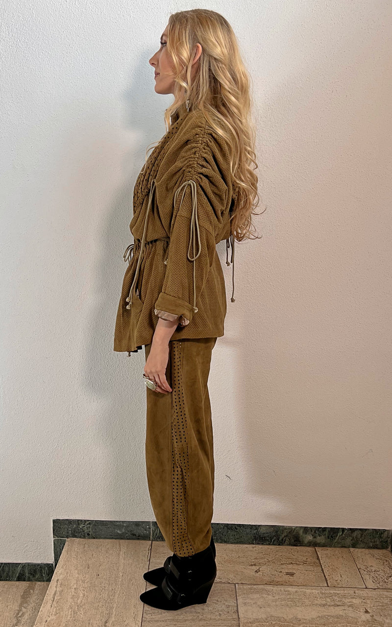 Vintage Brazilia Suede Set