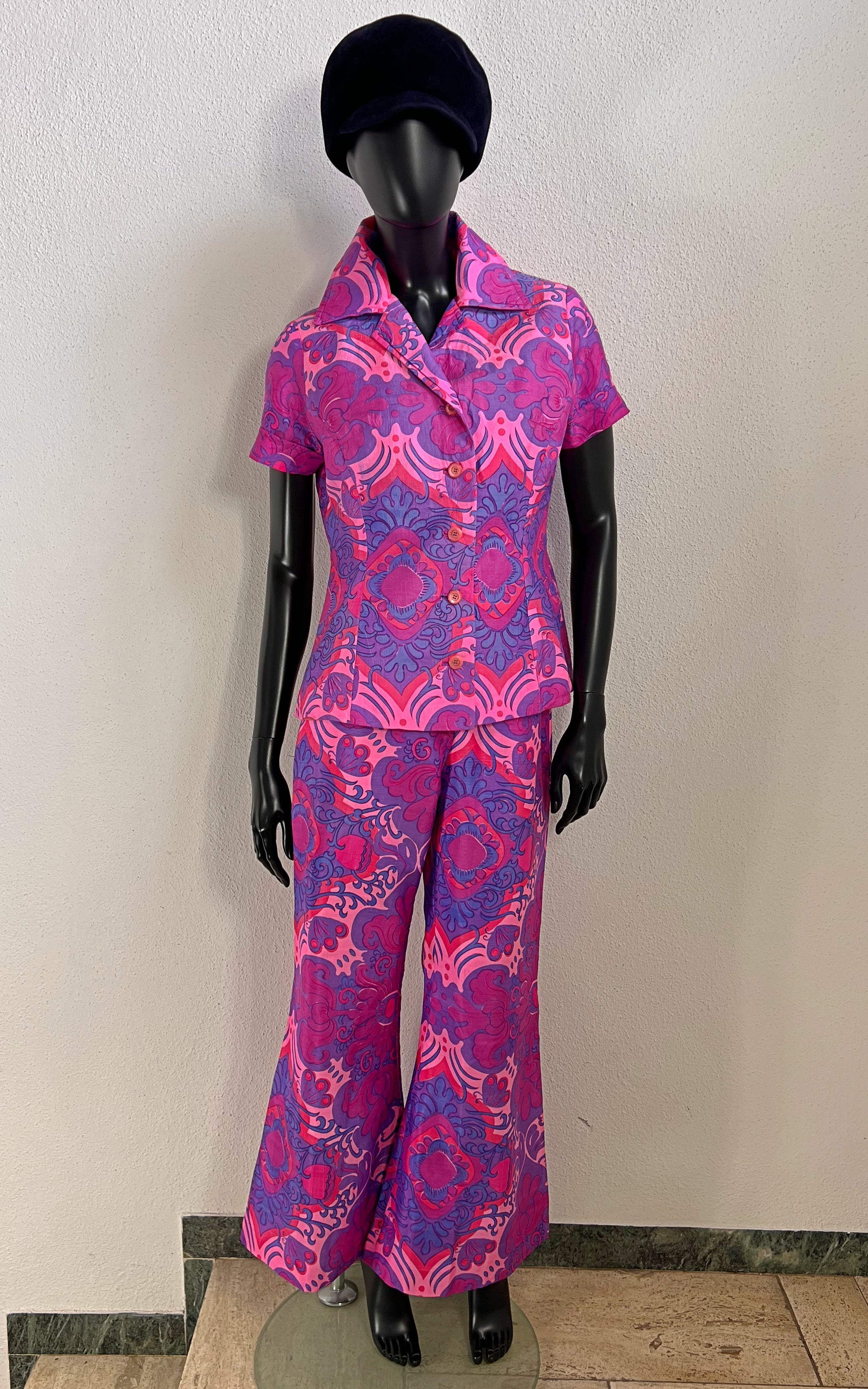 Vintage 60s Silk Suit