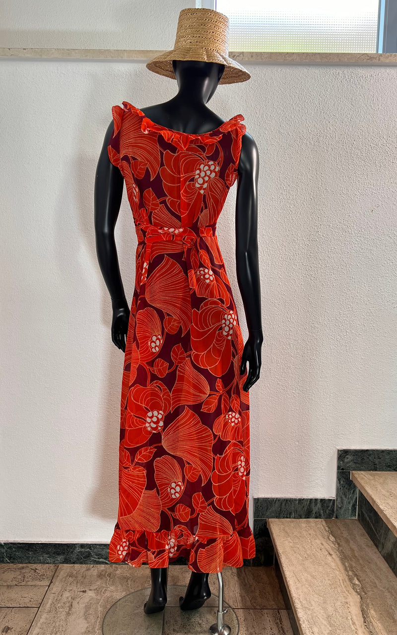 Vintage 70s Sheer Dress