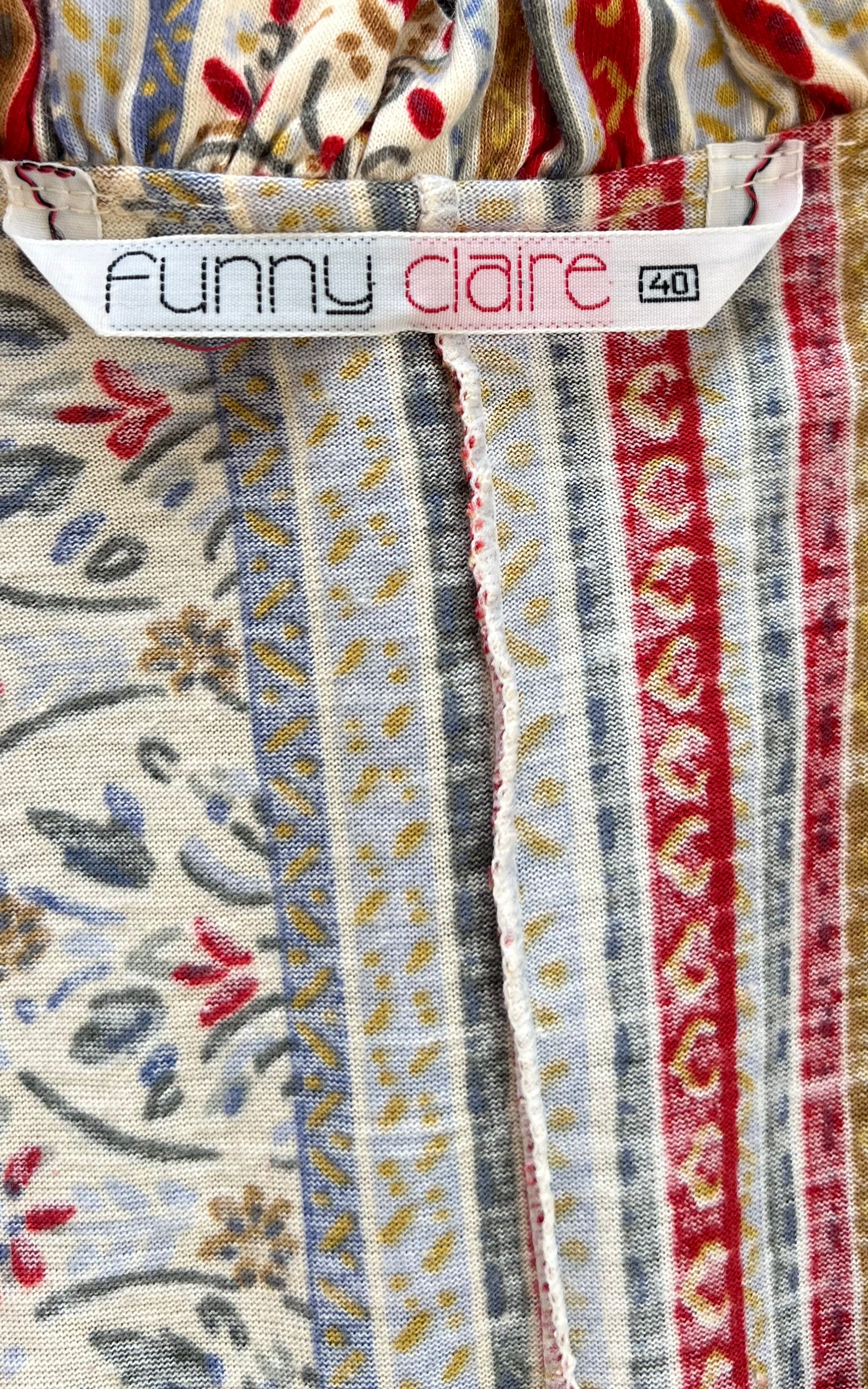 Vestito Claire divertente vintage anni '70