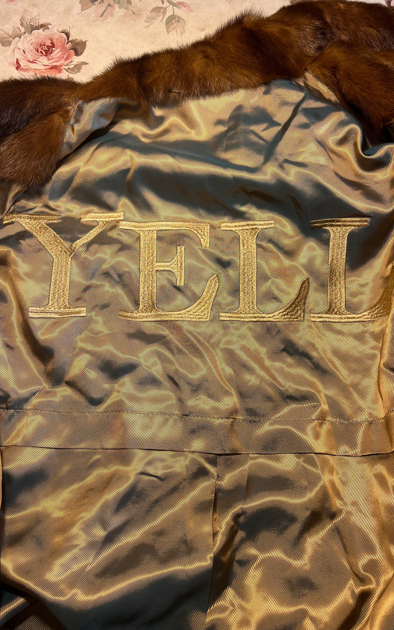 Vintage Yell Cashmere and Mink Coat