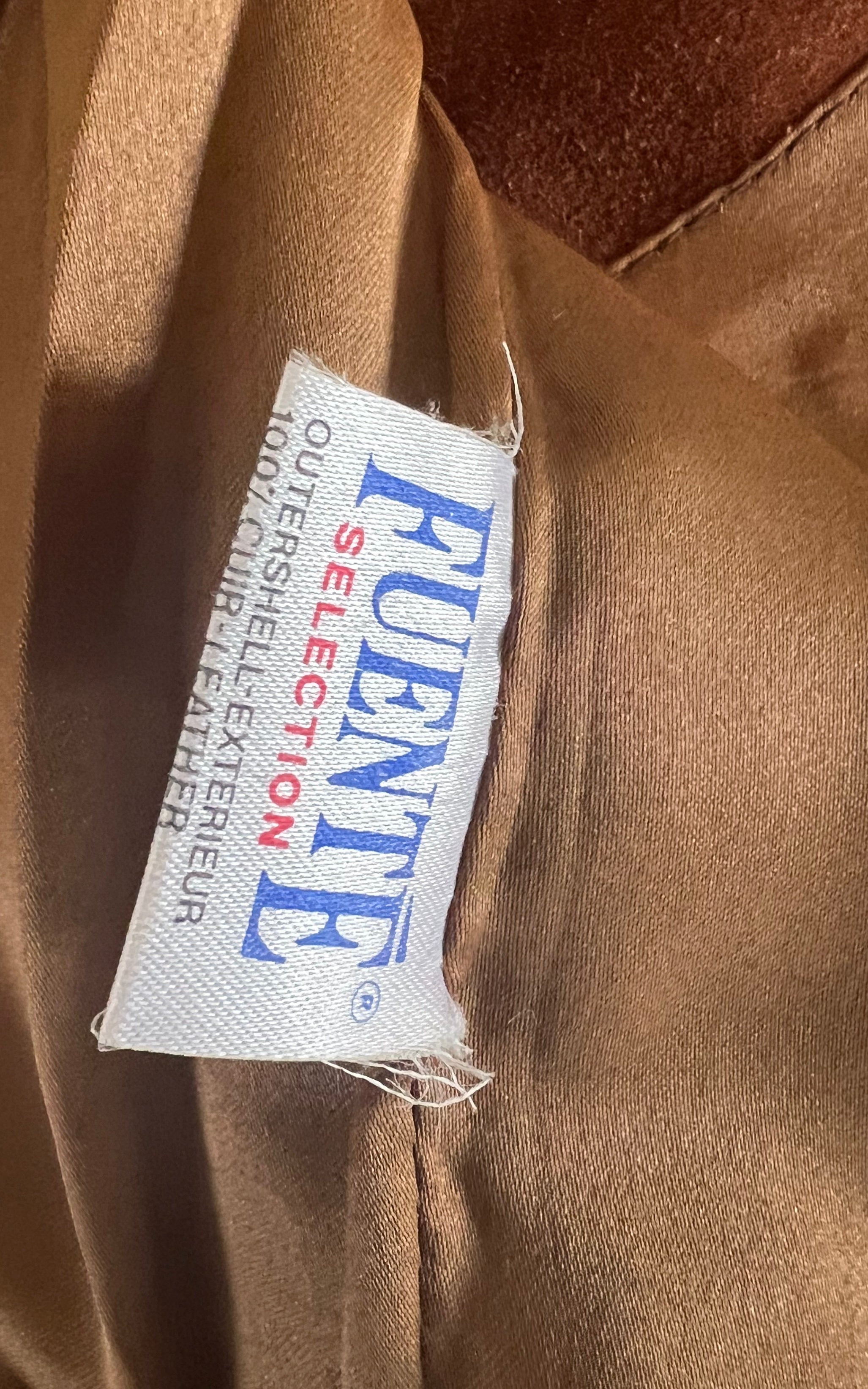 Vintage Fringed Suede Top