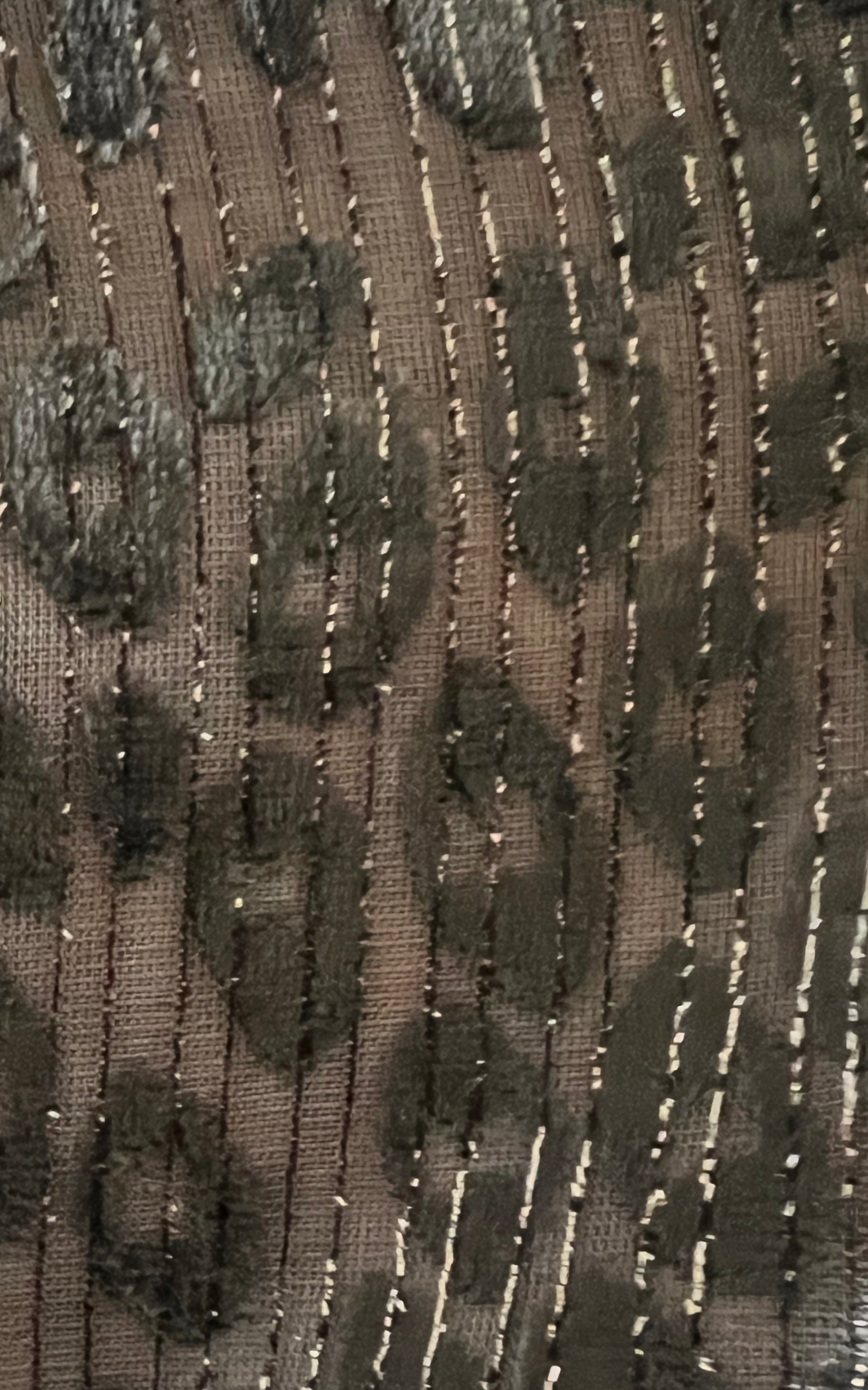 Top leopardato vintage bruciato