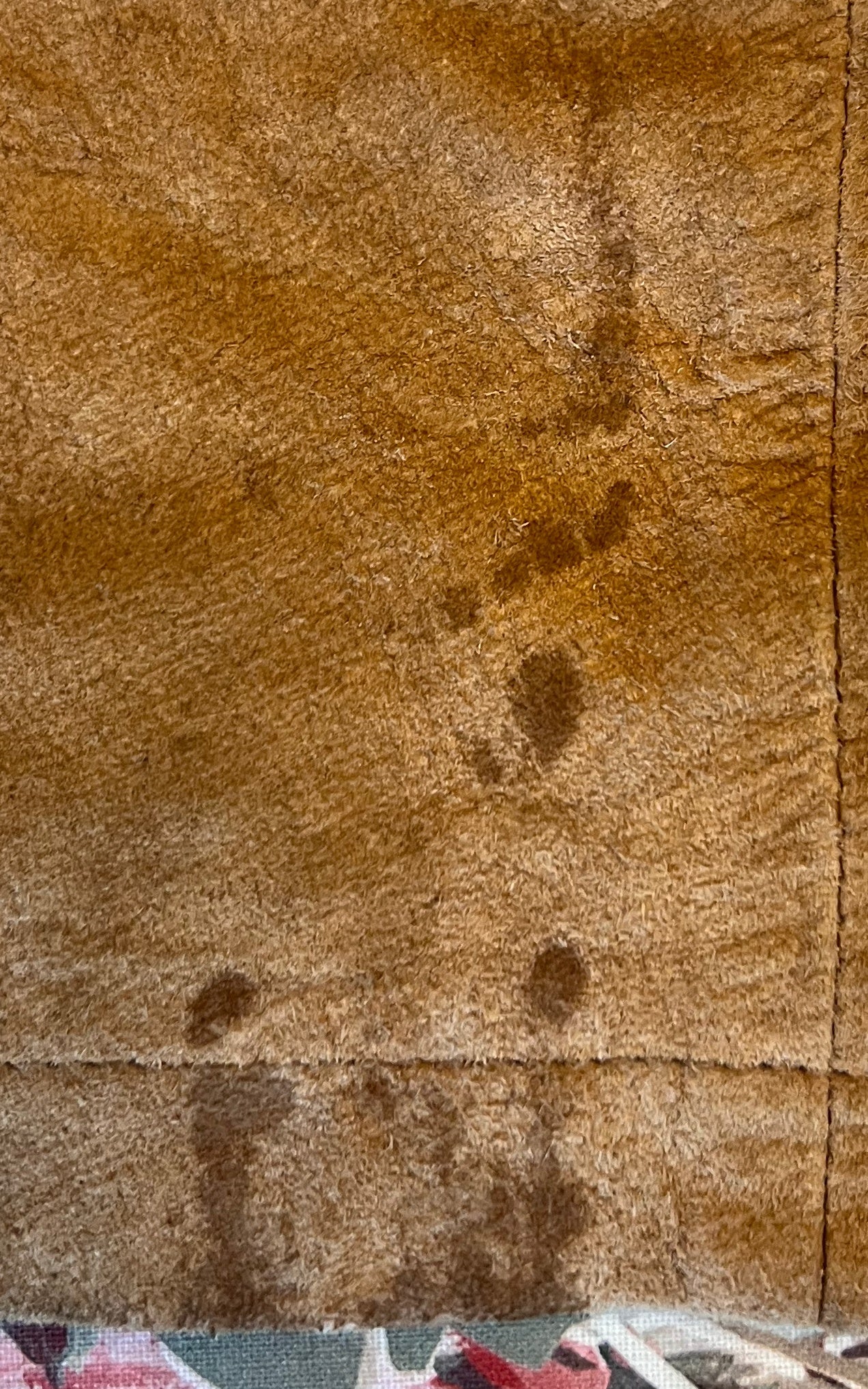 Vintage 90s Hooded Suede Leather Jacket