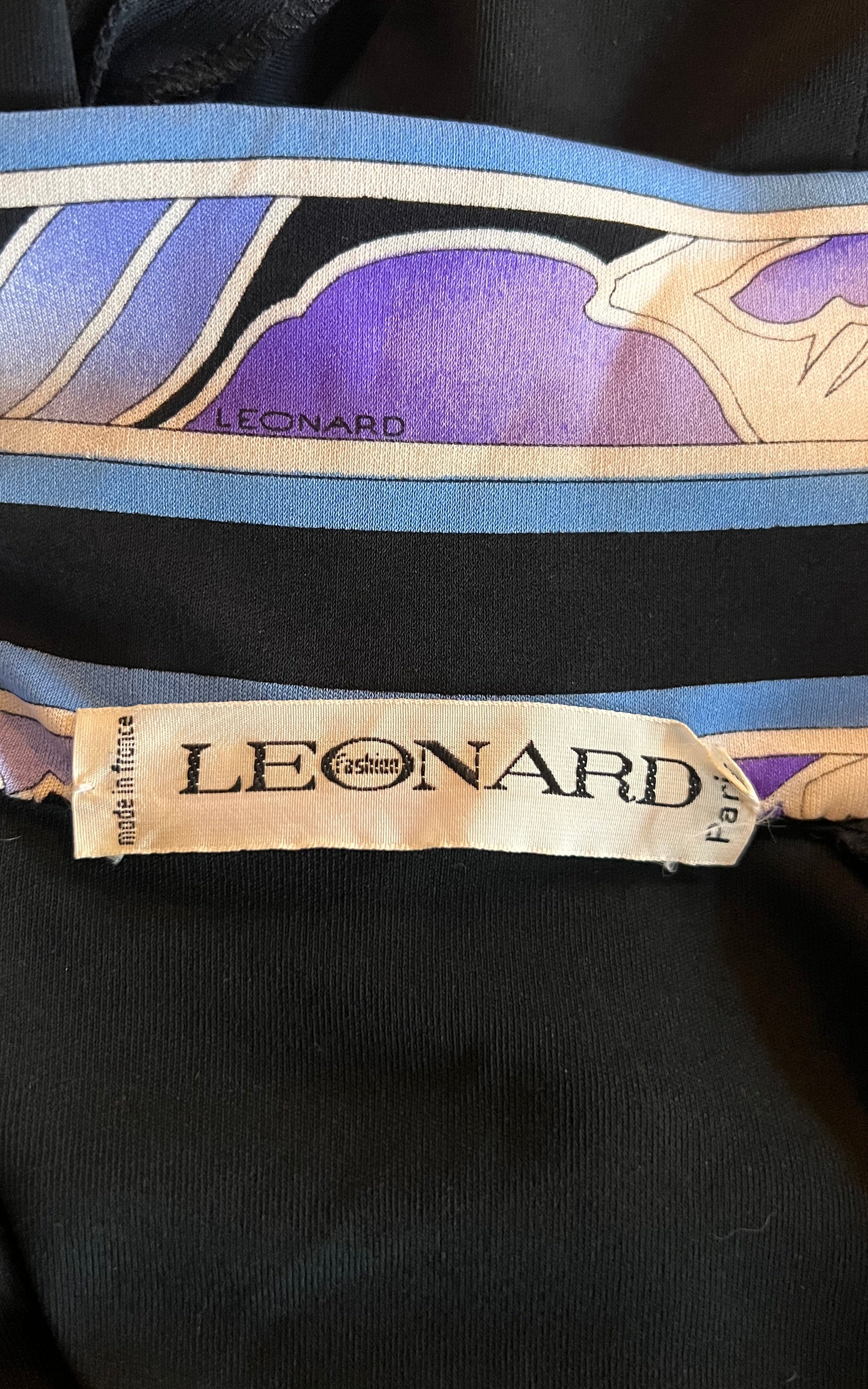 Vintage Leonard Paris Silk Dress