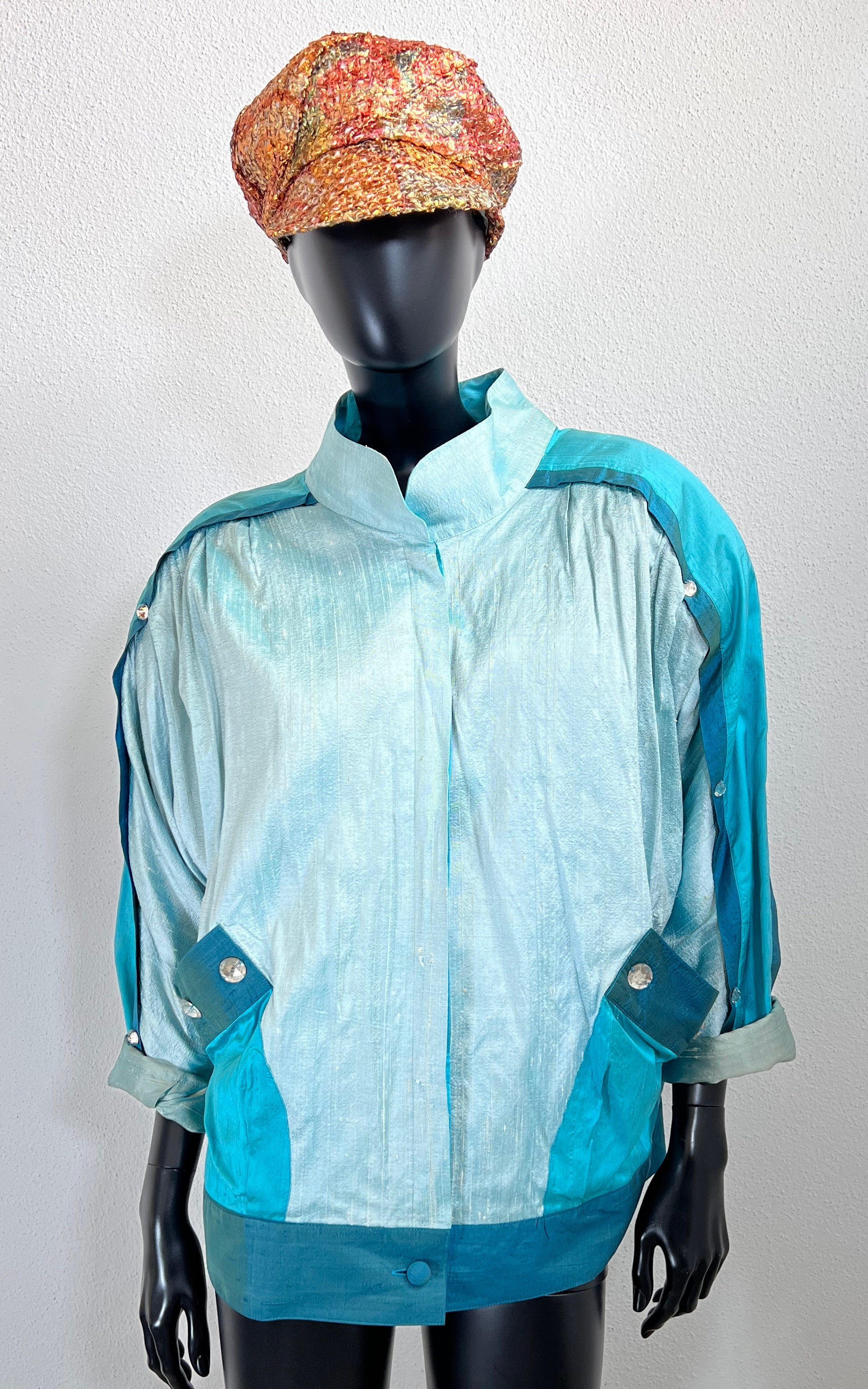 Vintage Carpendale Silk Bomber Jacket