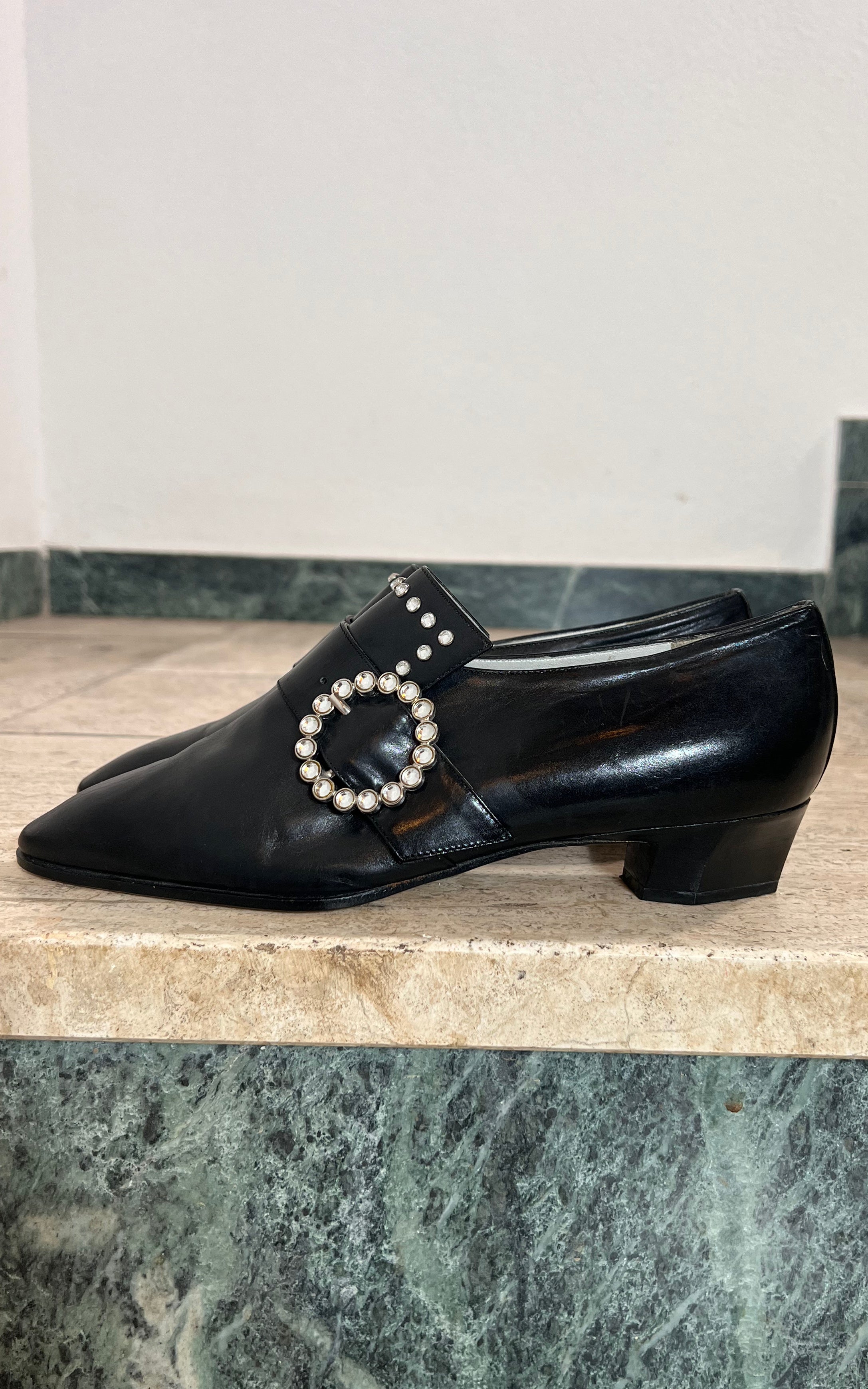 Vintage Victorian Look a Like Loafer 38