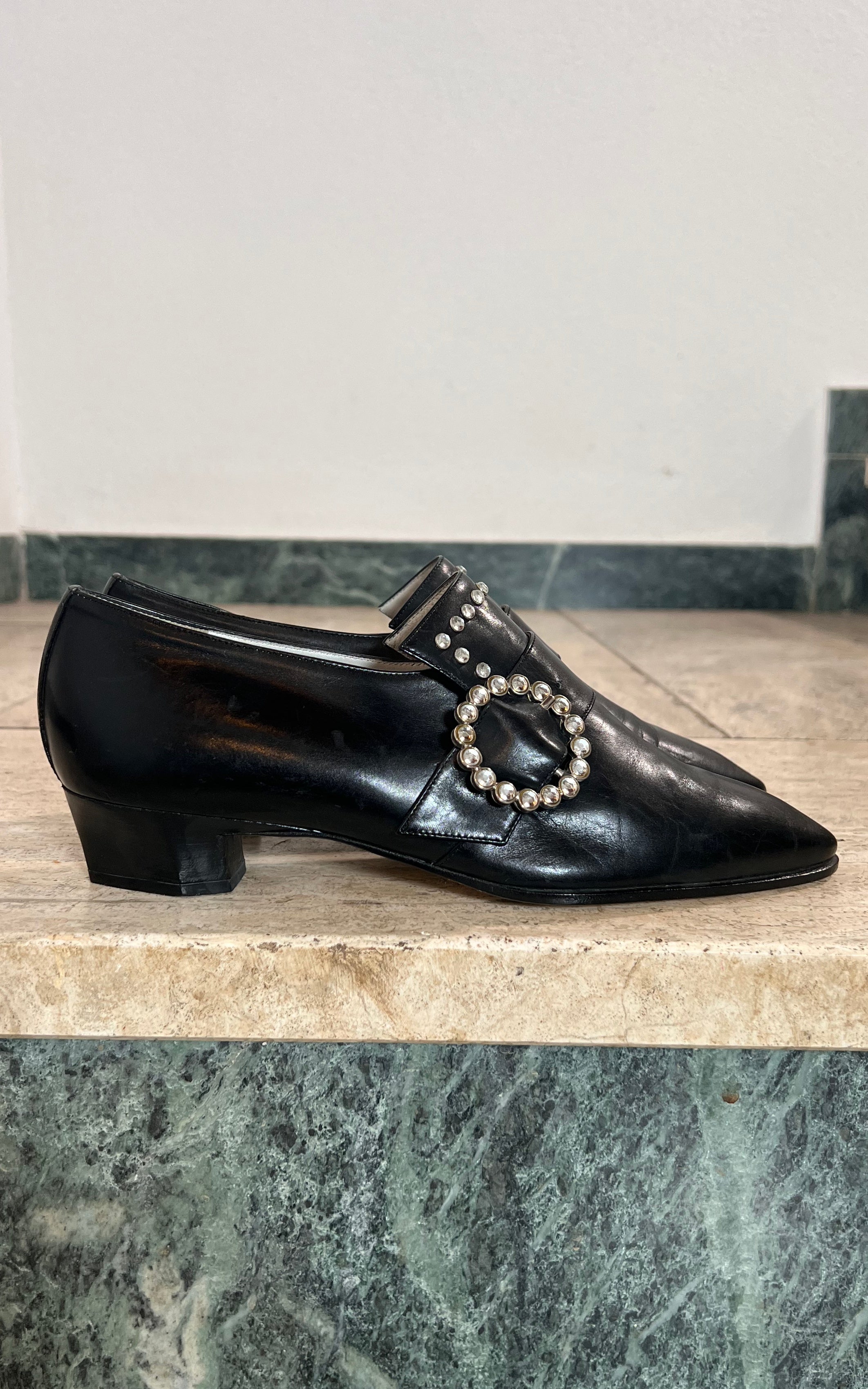 Vintage Victorian Look a Like Loafer 38