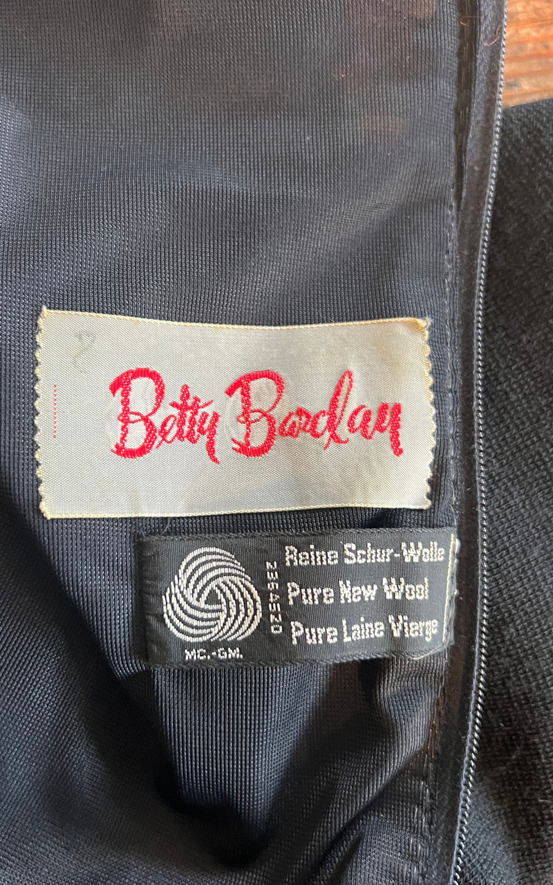 Vintage 70s Wool Betty Barclay Dress