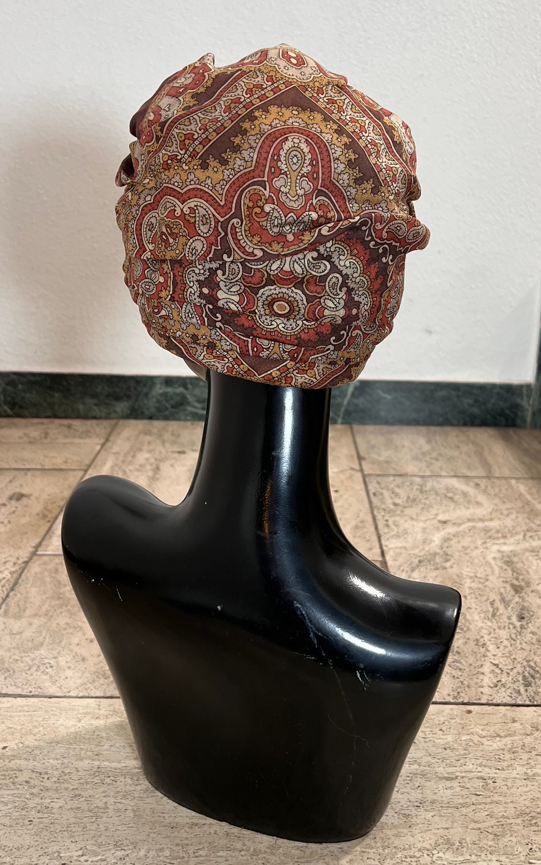 Vintage 70s Turban Hat