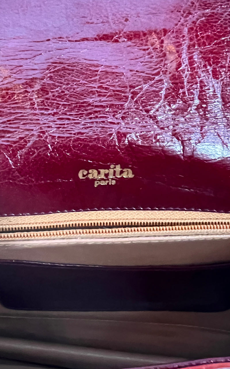 Vintage 70s Carita Paris Clutch