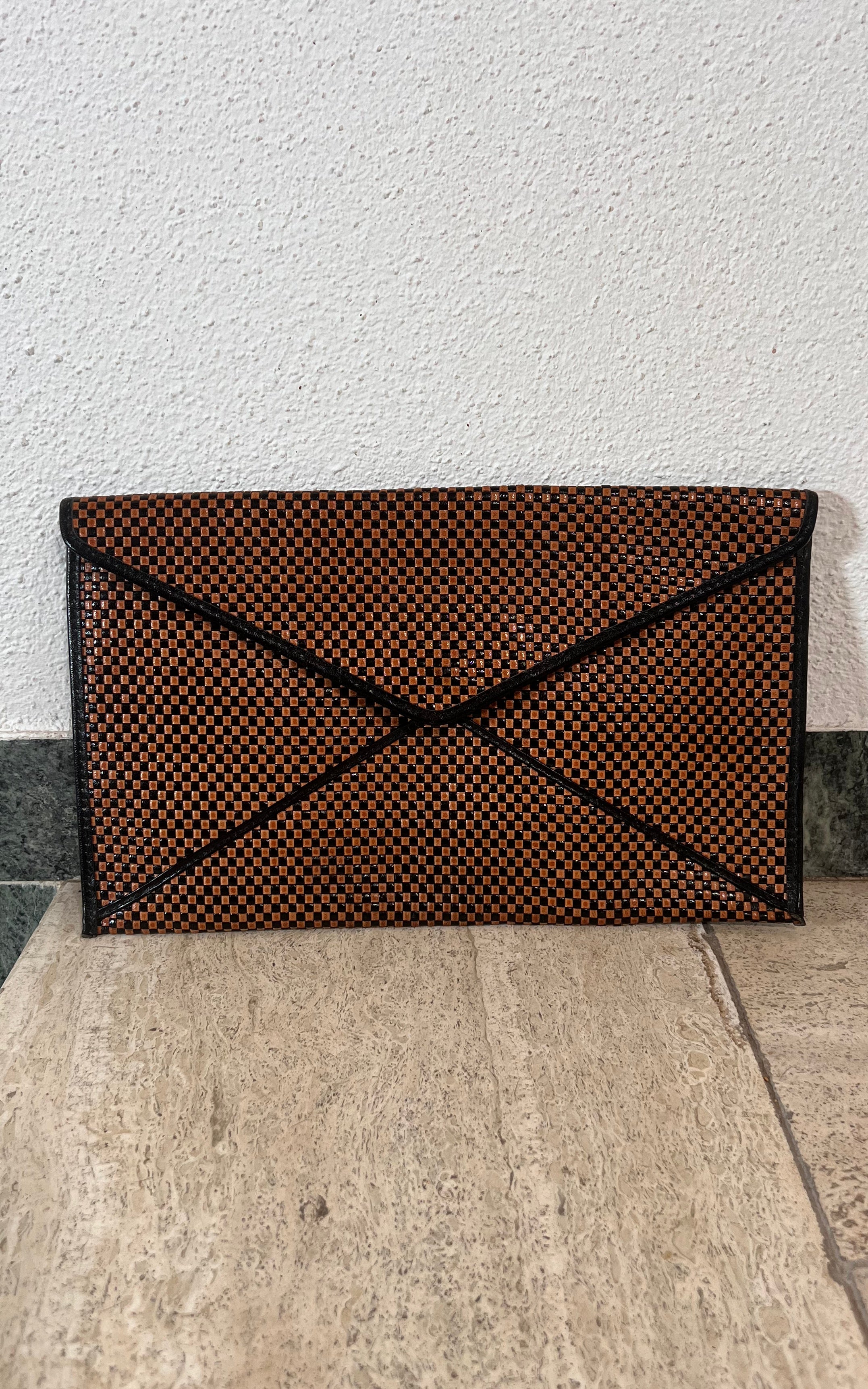 Vintage 70s Studio de Paris Clutch Bag Big