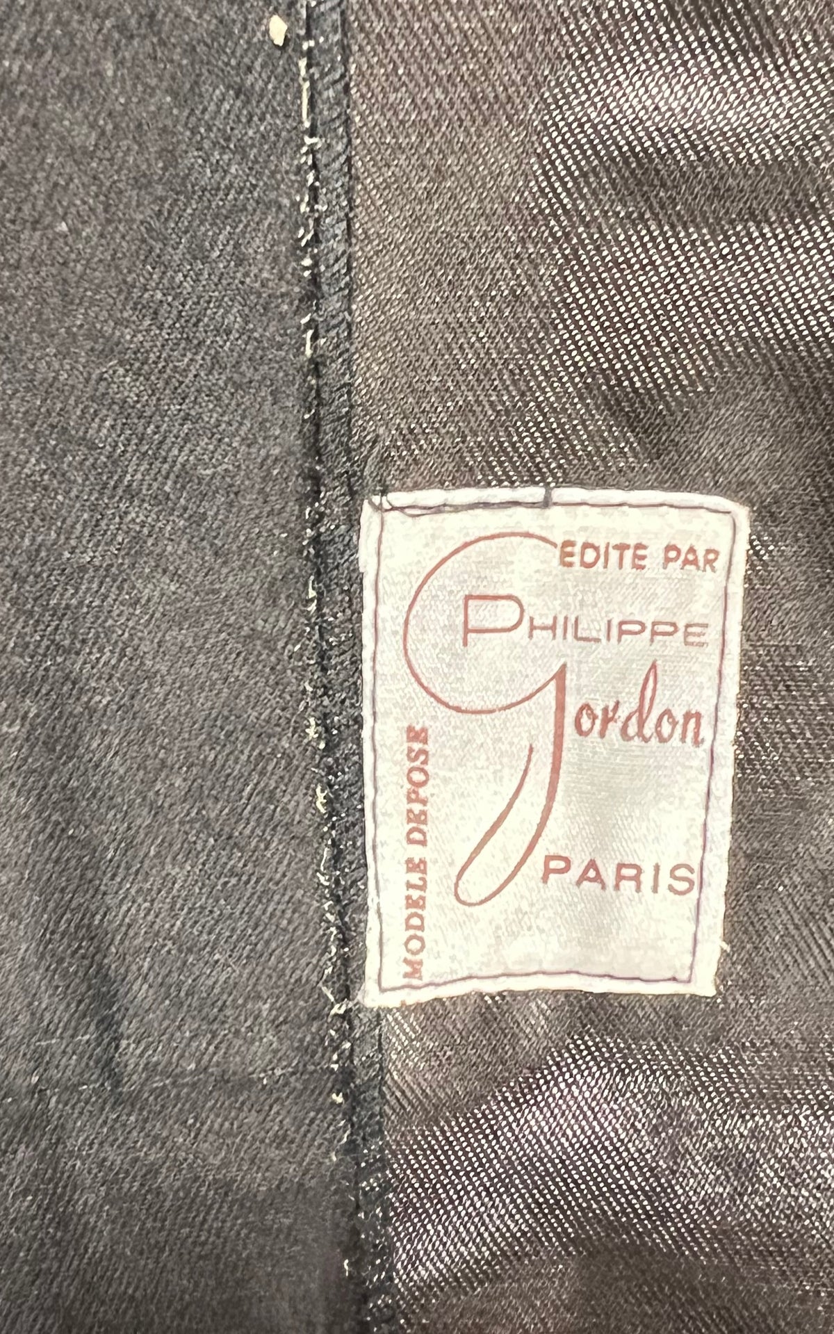 Vintage 1970s H. Lans Metallic Black Zip-Front Shirt Jacket – Philippe Jordon Paris