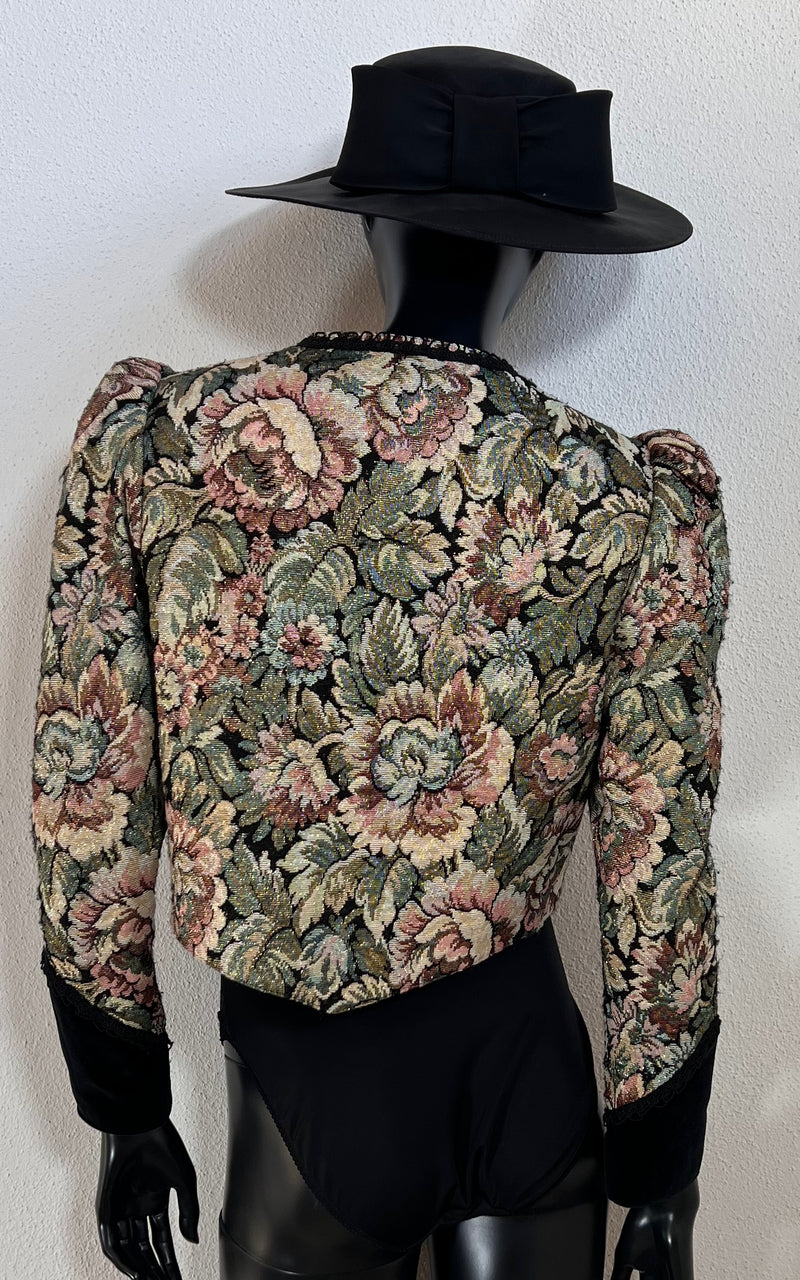 Vintage Gobelin and Velvet Jacket