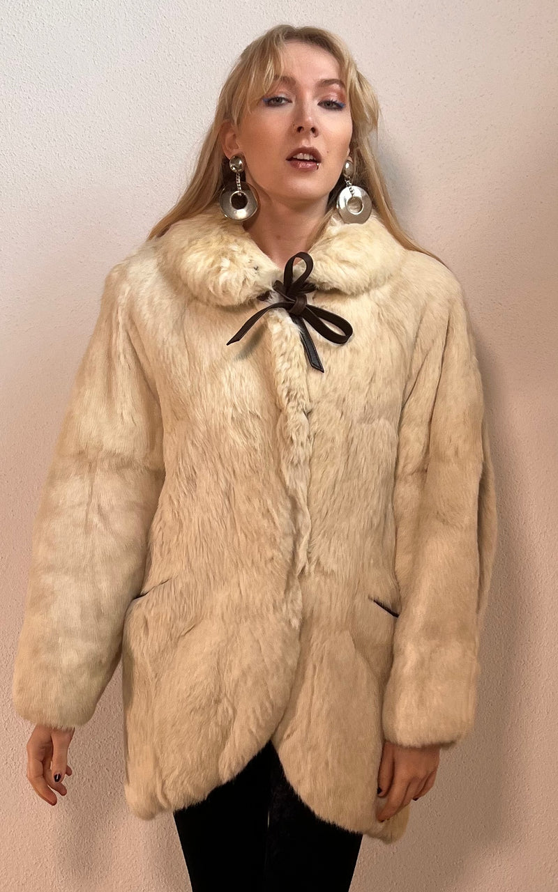Vintage 80s Fur Coat
