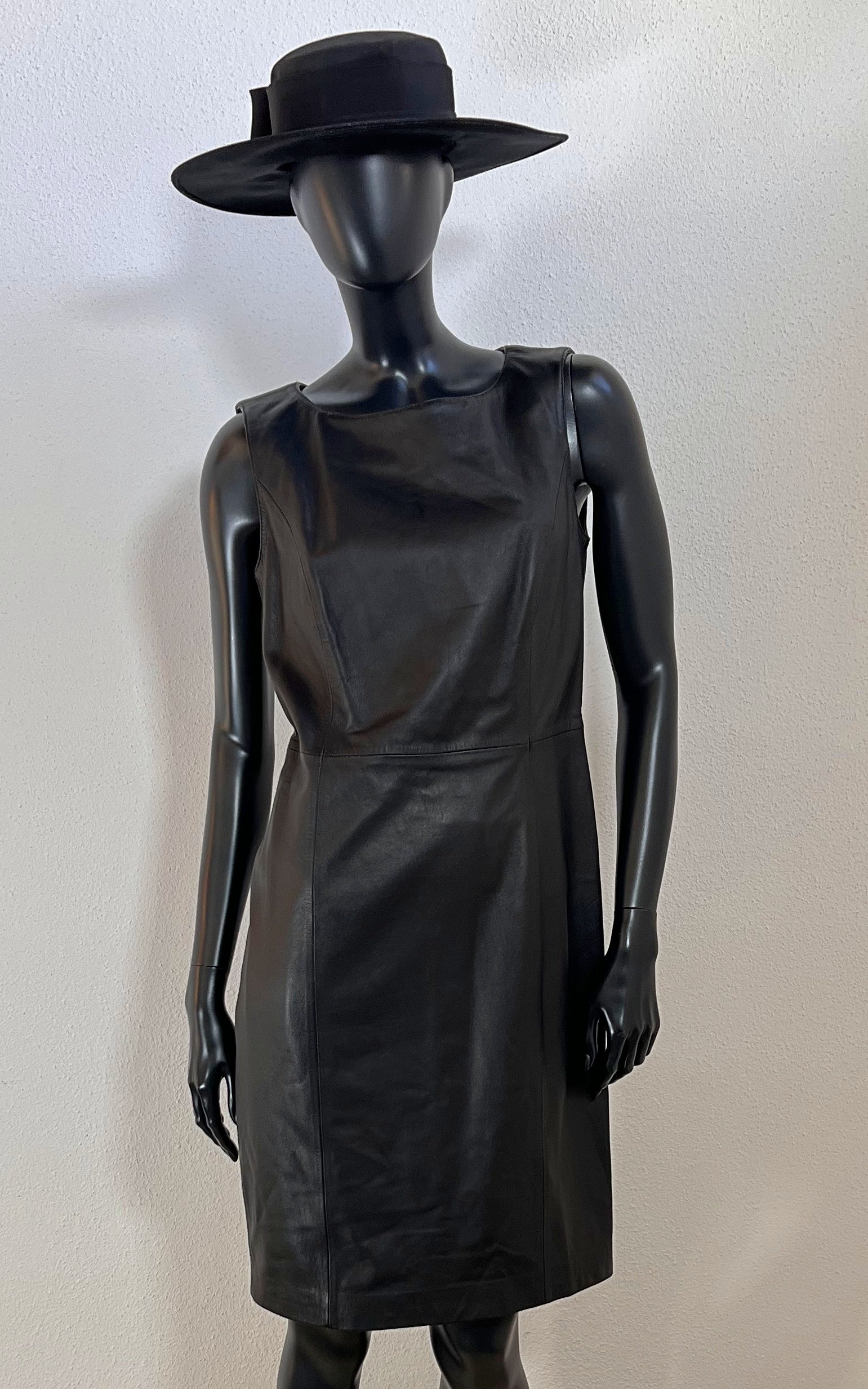 Vintage 90s Madeleine Leather Dress
