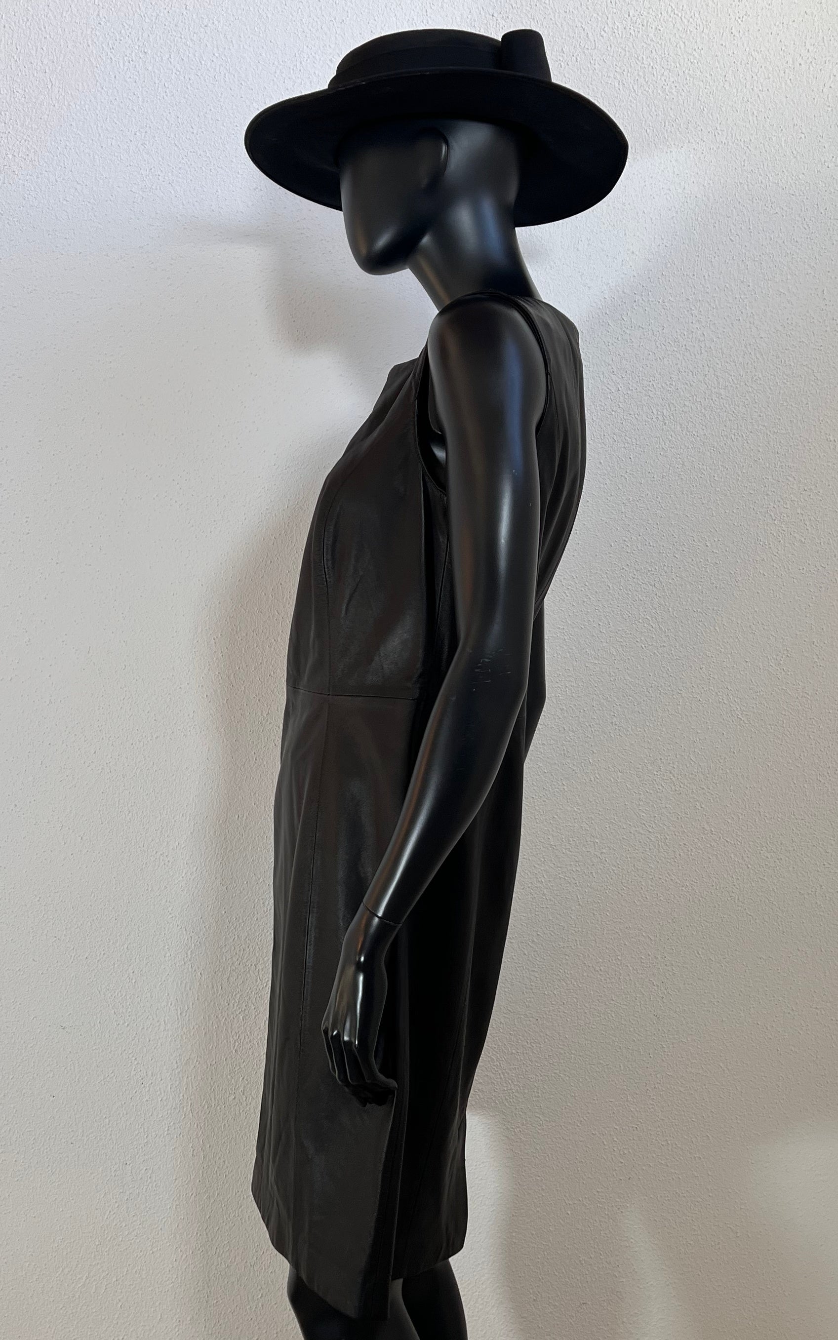 Vintage 90s Madeleine Leather Dress