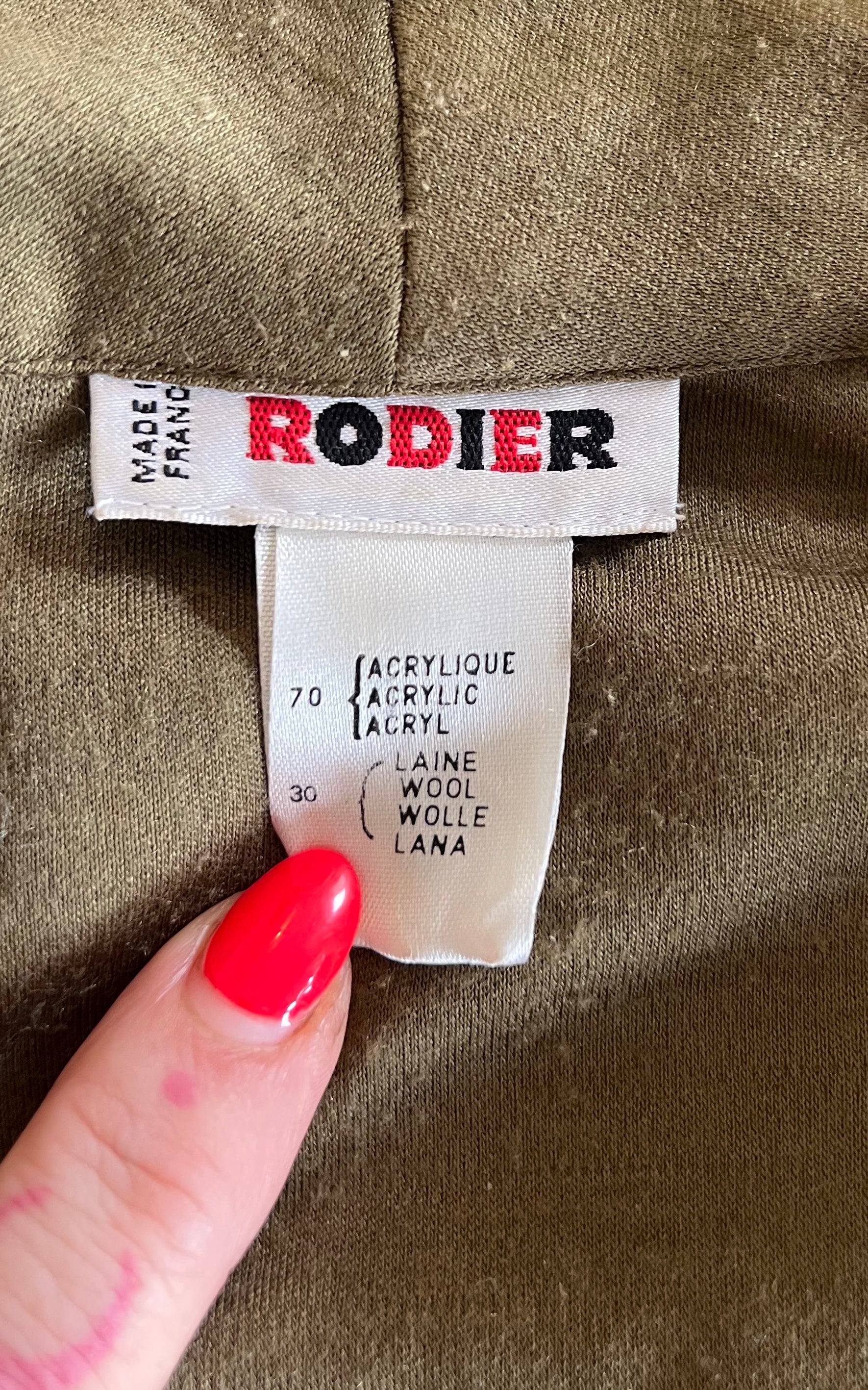 Vintage Rodier Paris Dress