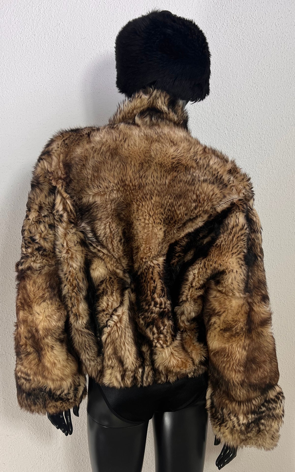 Reworked Curly Lamb Shearling Jacket