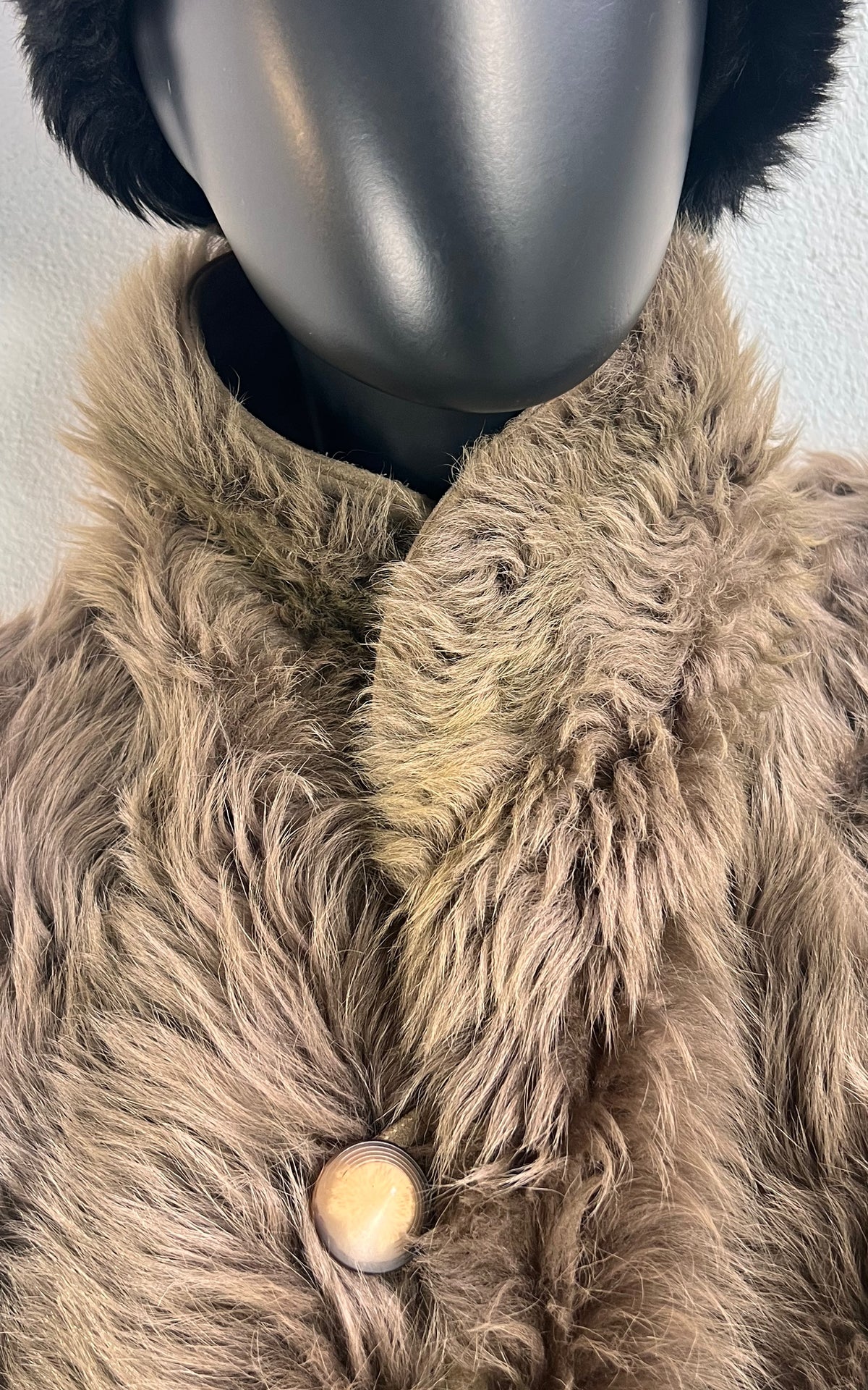 Reworked Curly Lamb Shearling Jacket