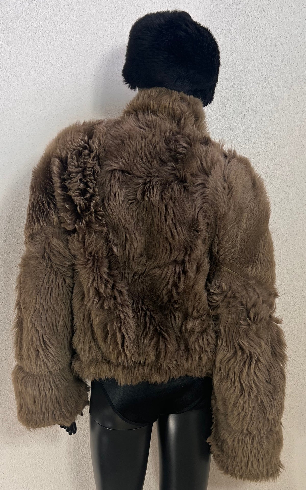 Reworked Curly Lamb Shearling Jacket