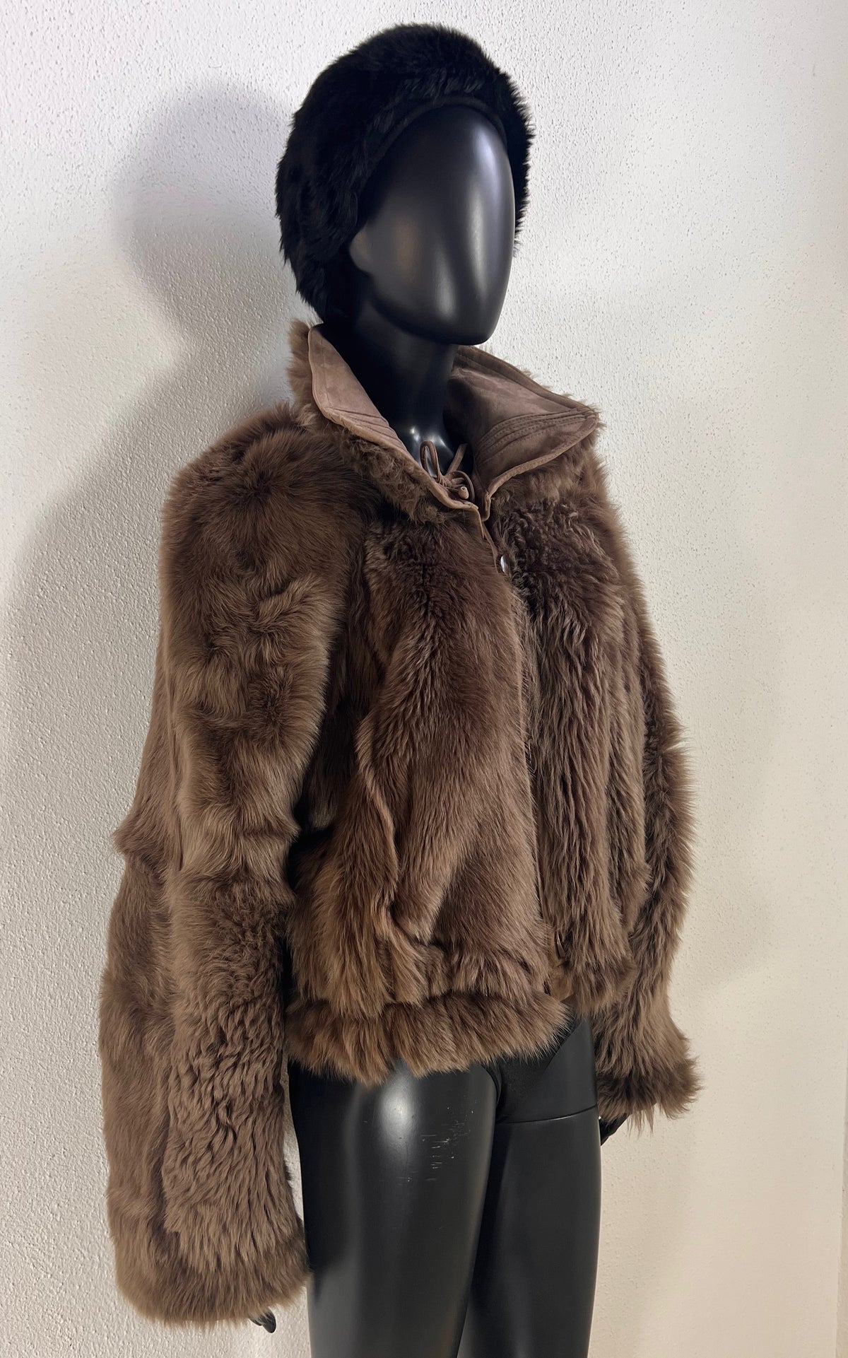 Reworked Curly Lamb Shearling Jacket