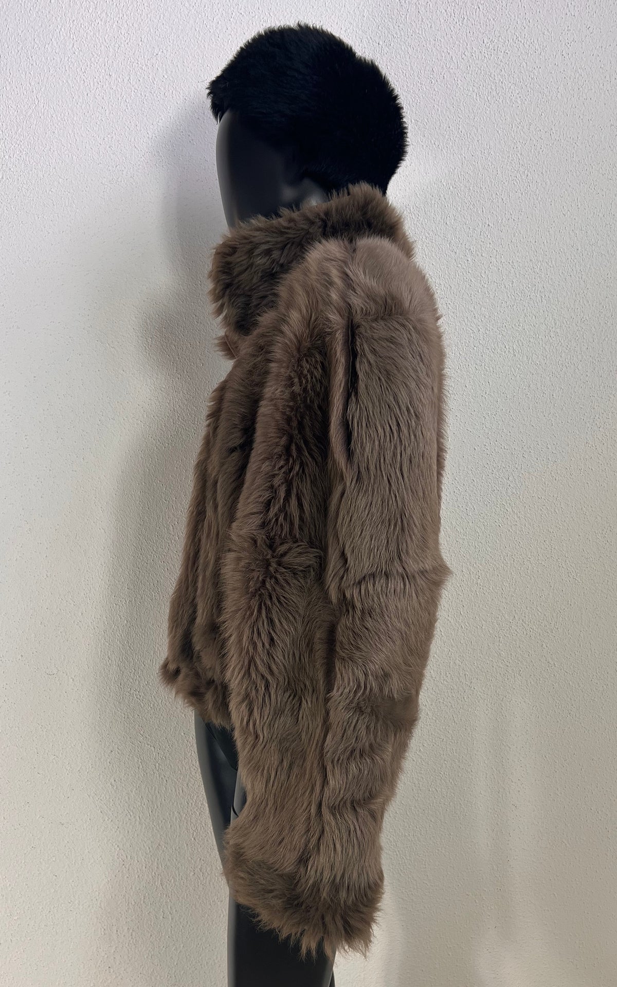 Reworked Curly Lamb Shearling Jacket