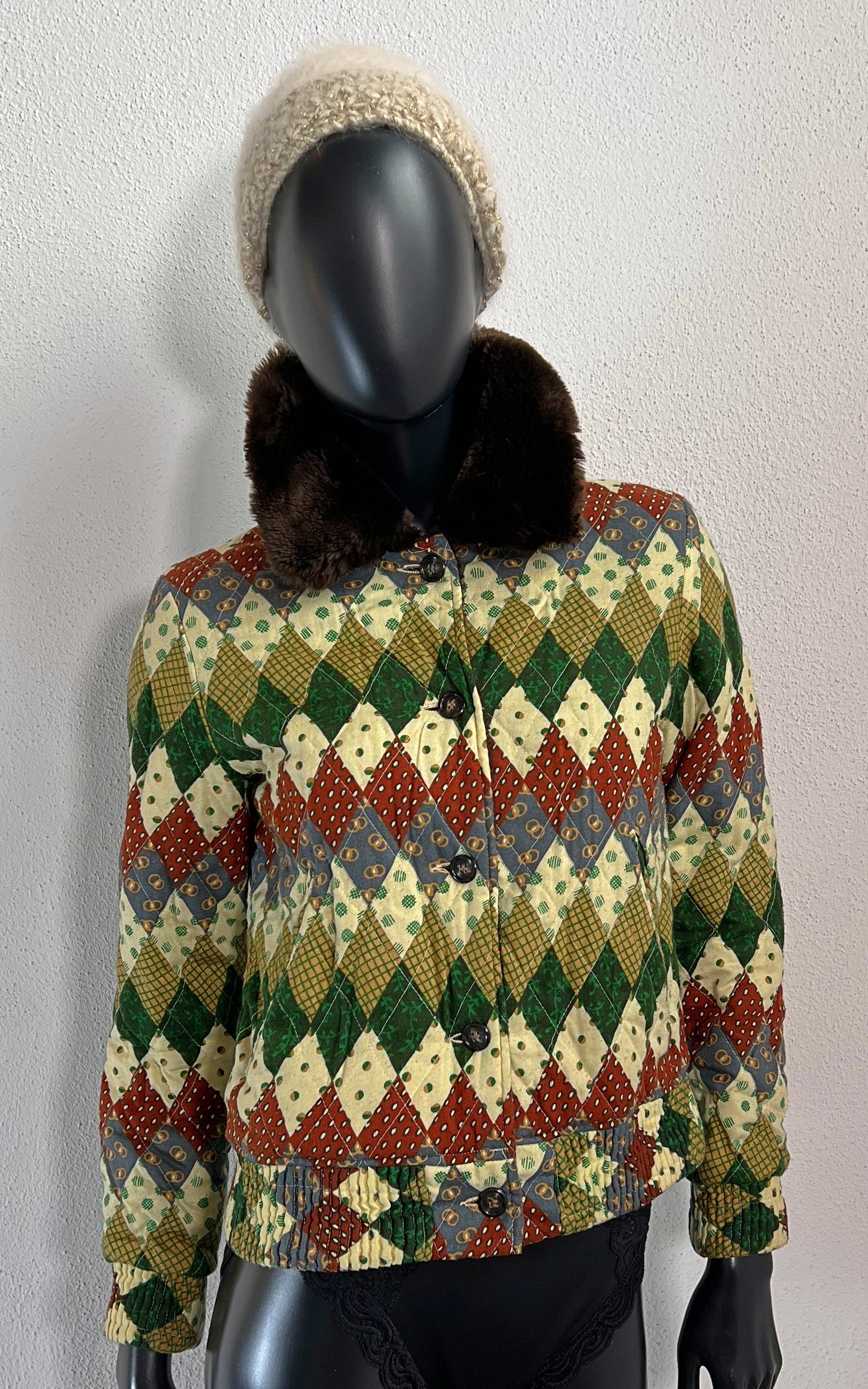 Vintage 70s Daniel Hechter Quilt Jacket